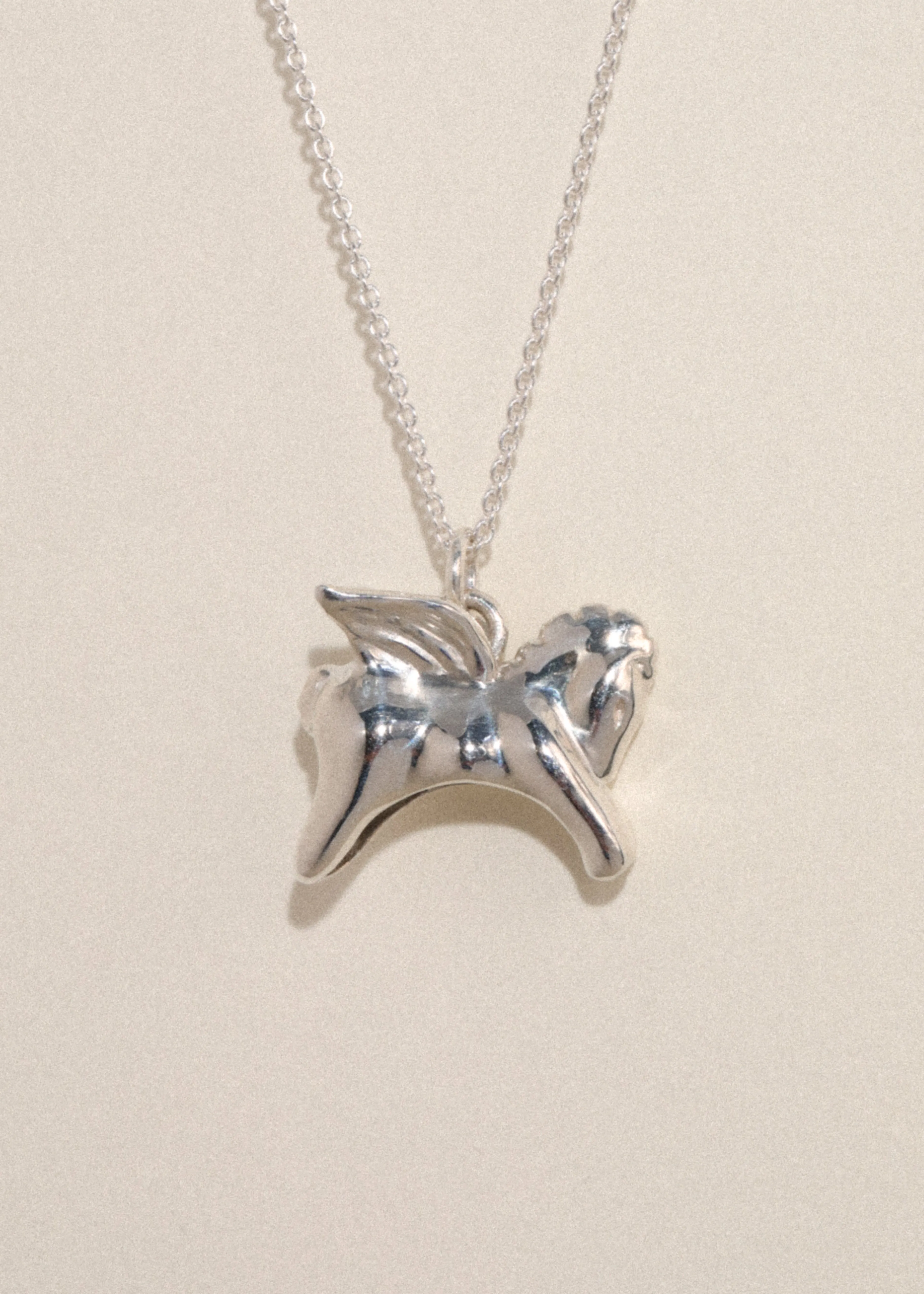 Pegasus Charm Necklace in Sterling Silver sold by Mondo Mondo