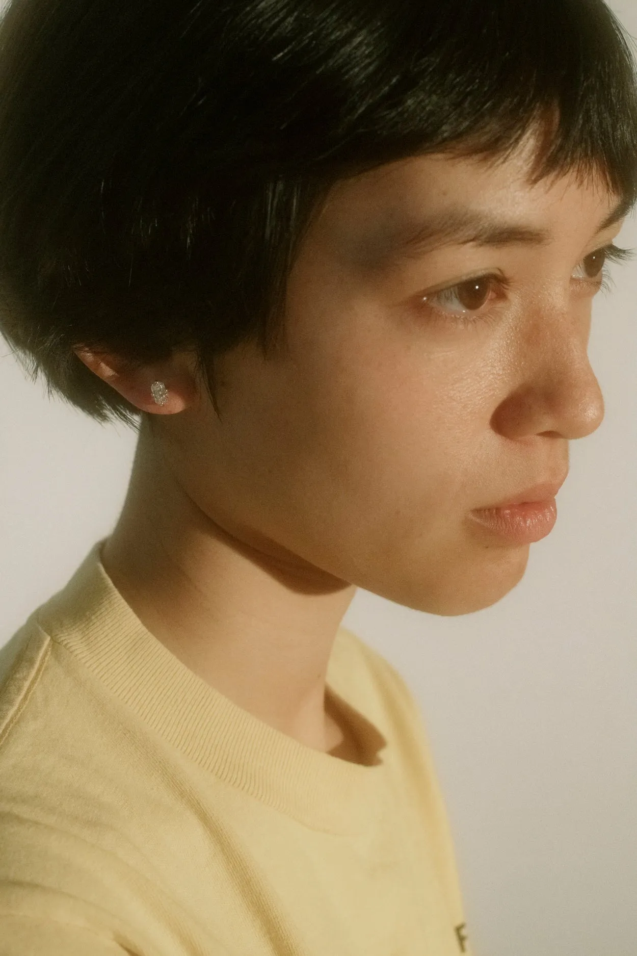 Guinevere Studs - Diamond sold by Mondo Mondo