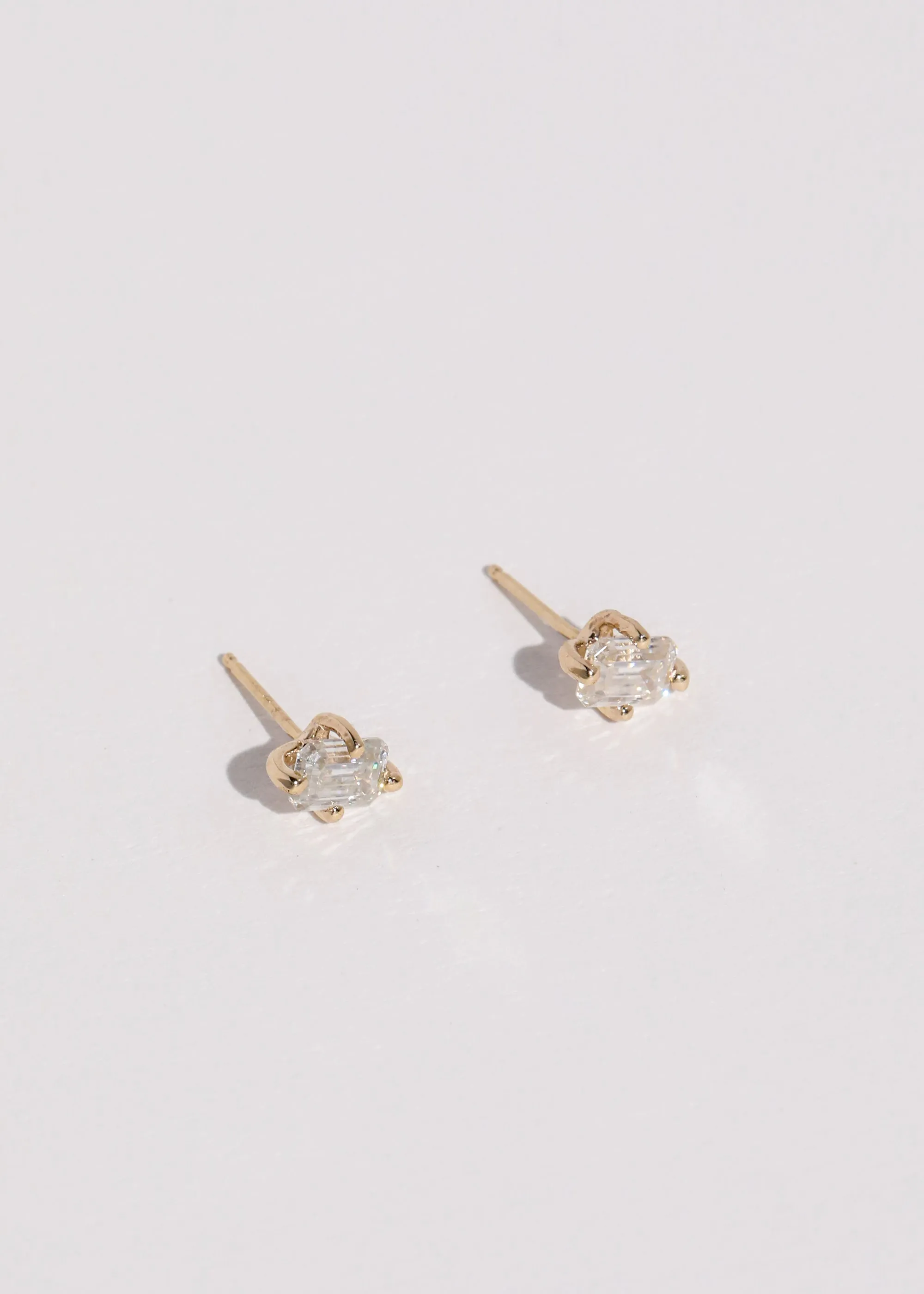 Guinevere Studs - Diamond sold by Mondo Mondo product image thumbnail 2