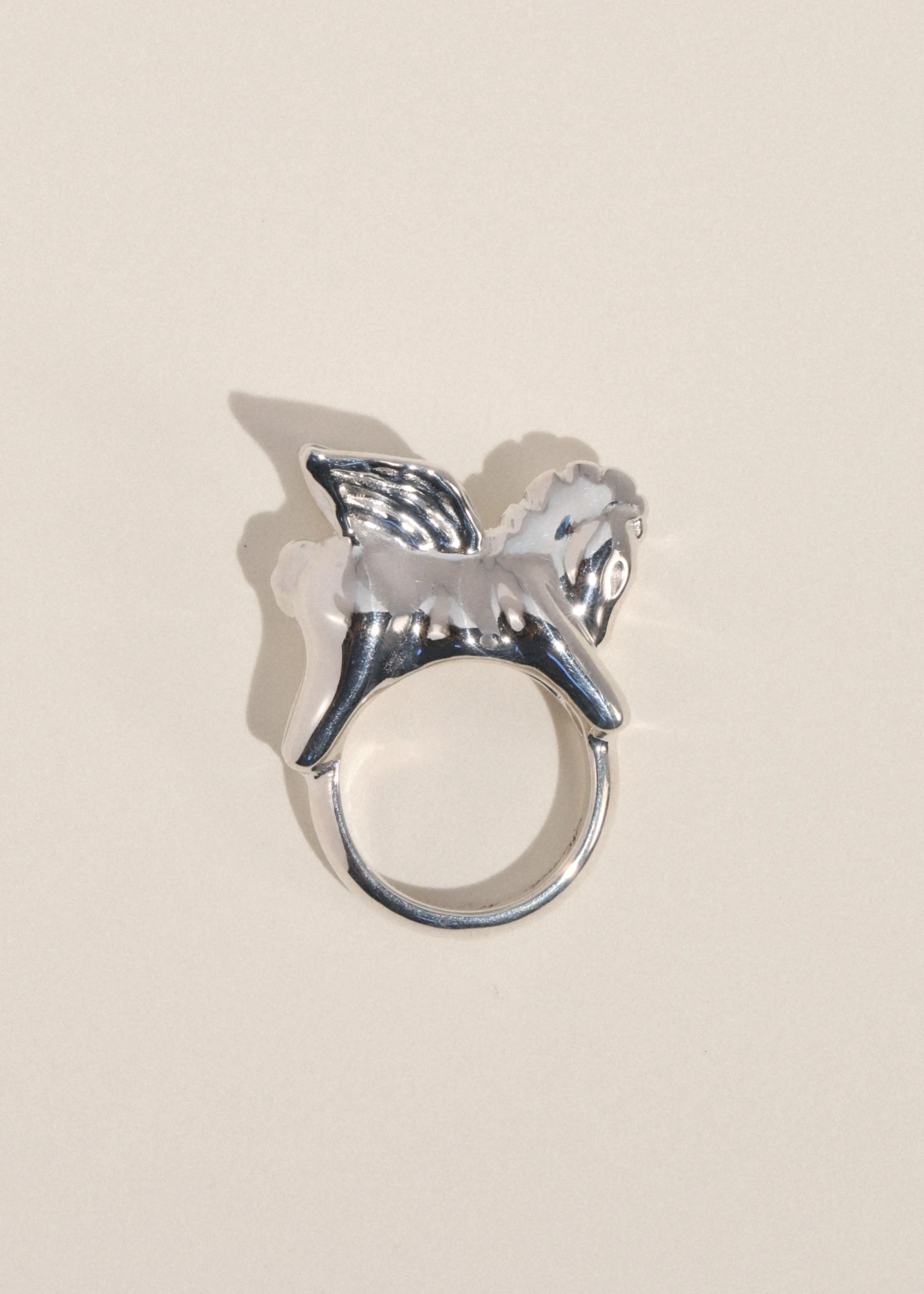 Pegasus Ring in Sterling Silver sold by Mondo Mondo