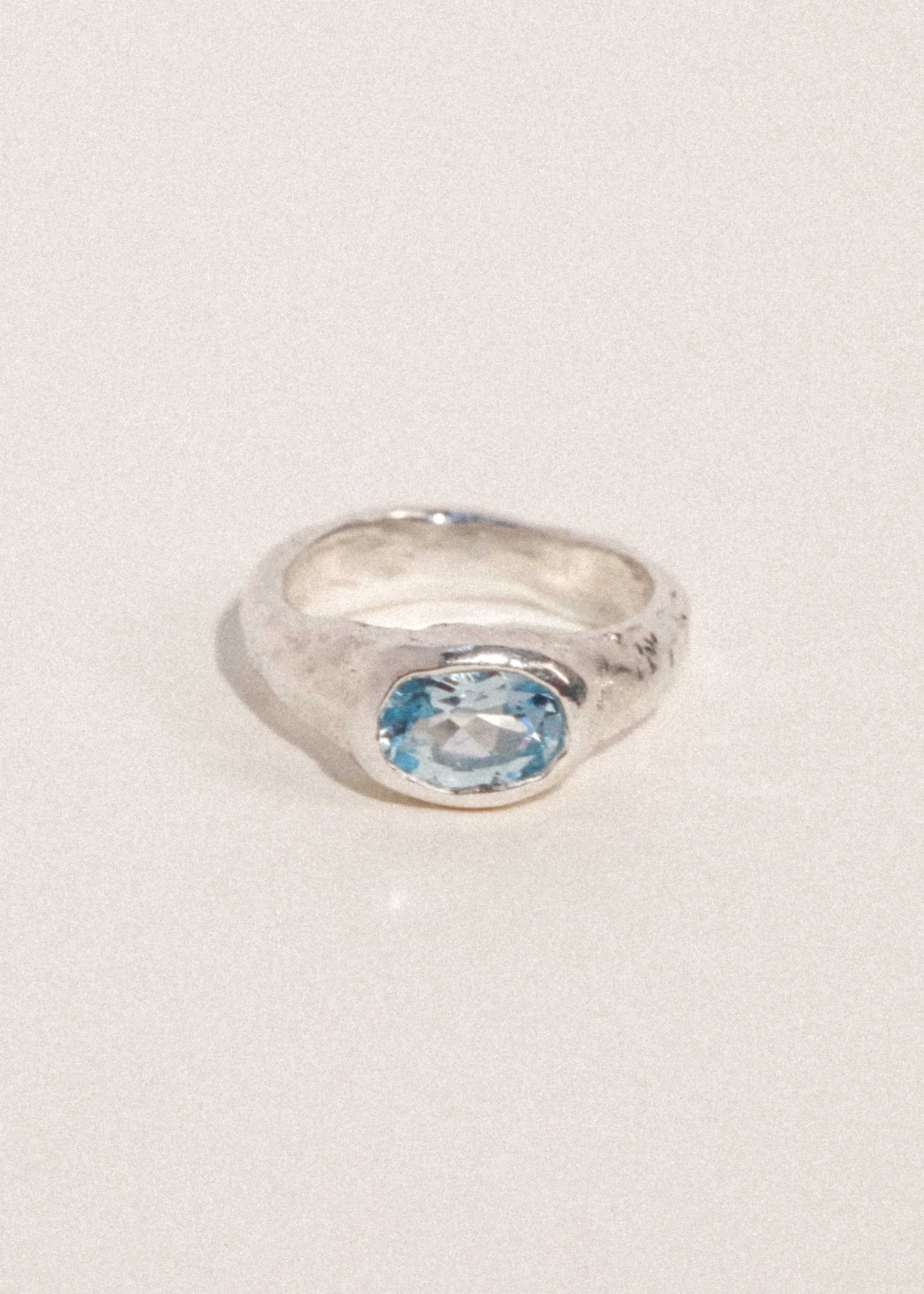 Summer Ring in Sterling Silver - Blue Topaz sold by Mondo Mondo