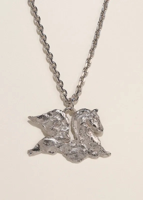 Pegasus Pendant in Silver made by Mondo Mondo