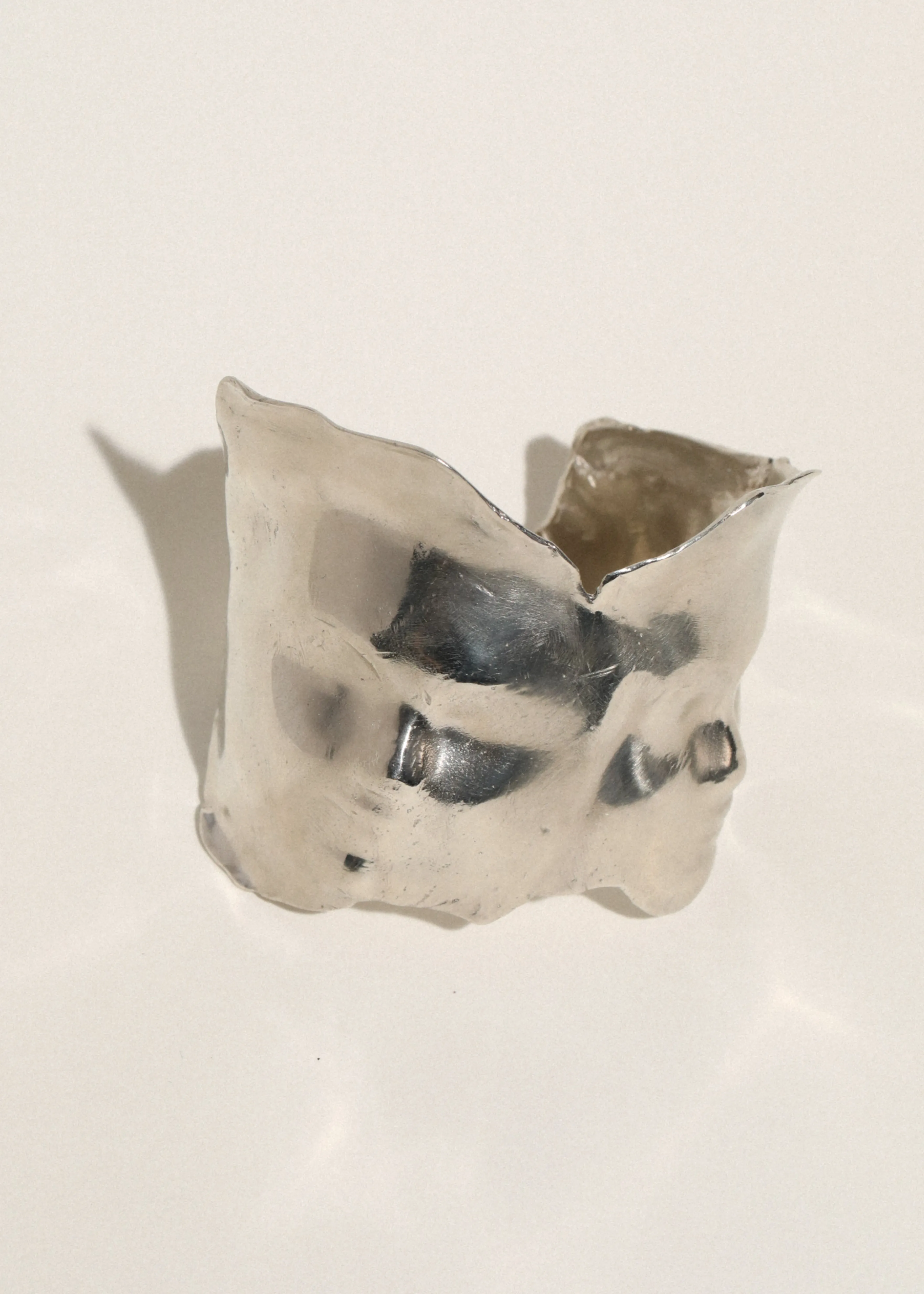 Twin Cuff in White Bronze sold by Mondo Mondo product image thumbnail 3