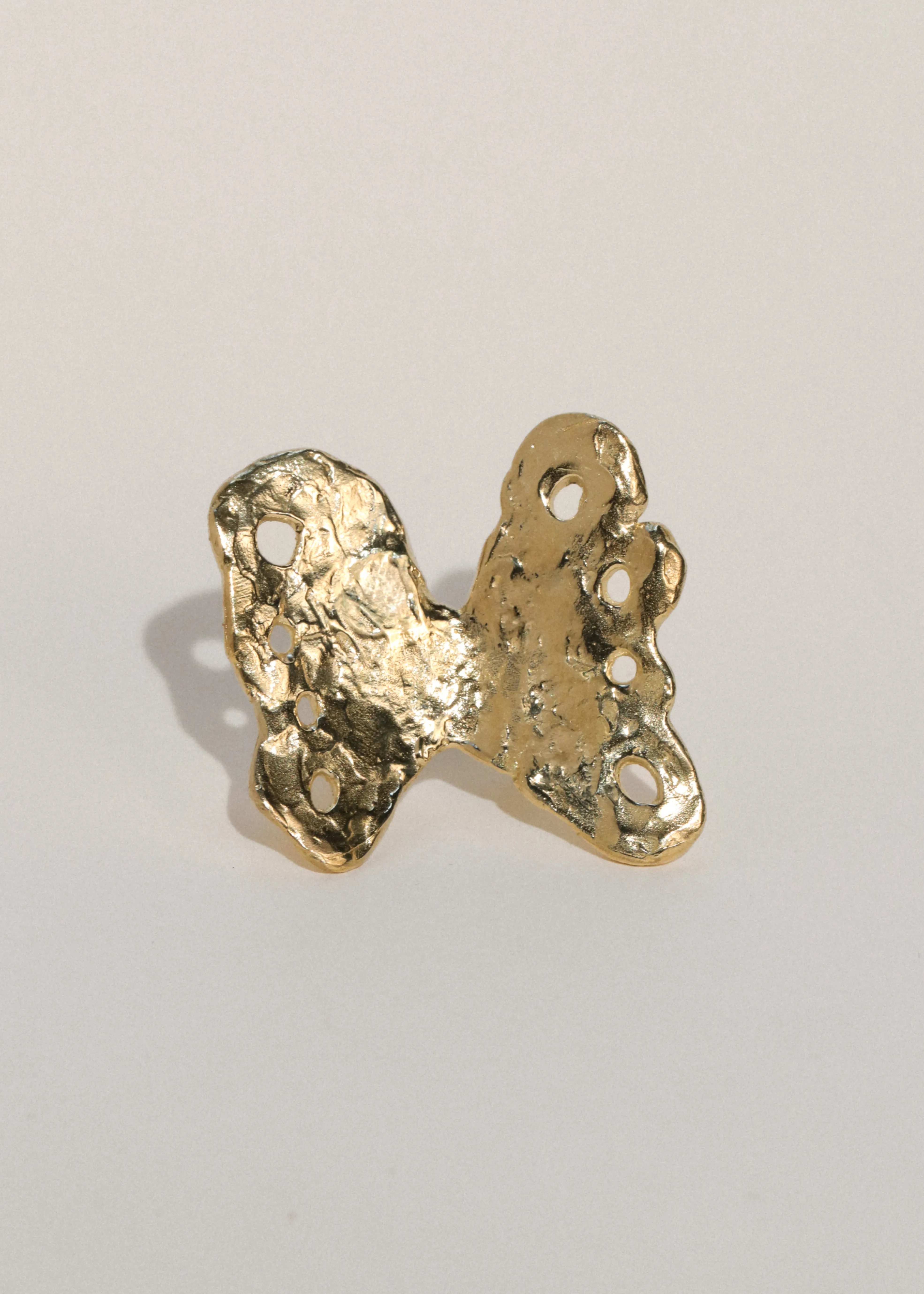 Butterfly Ring in Brass sold by Mondo Mondo