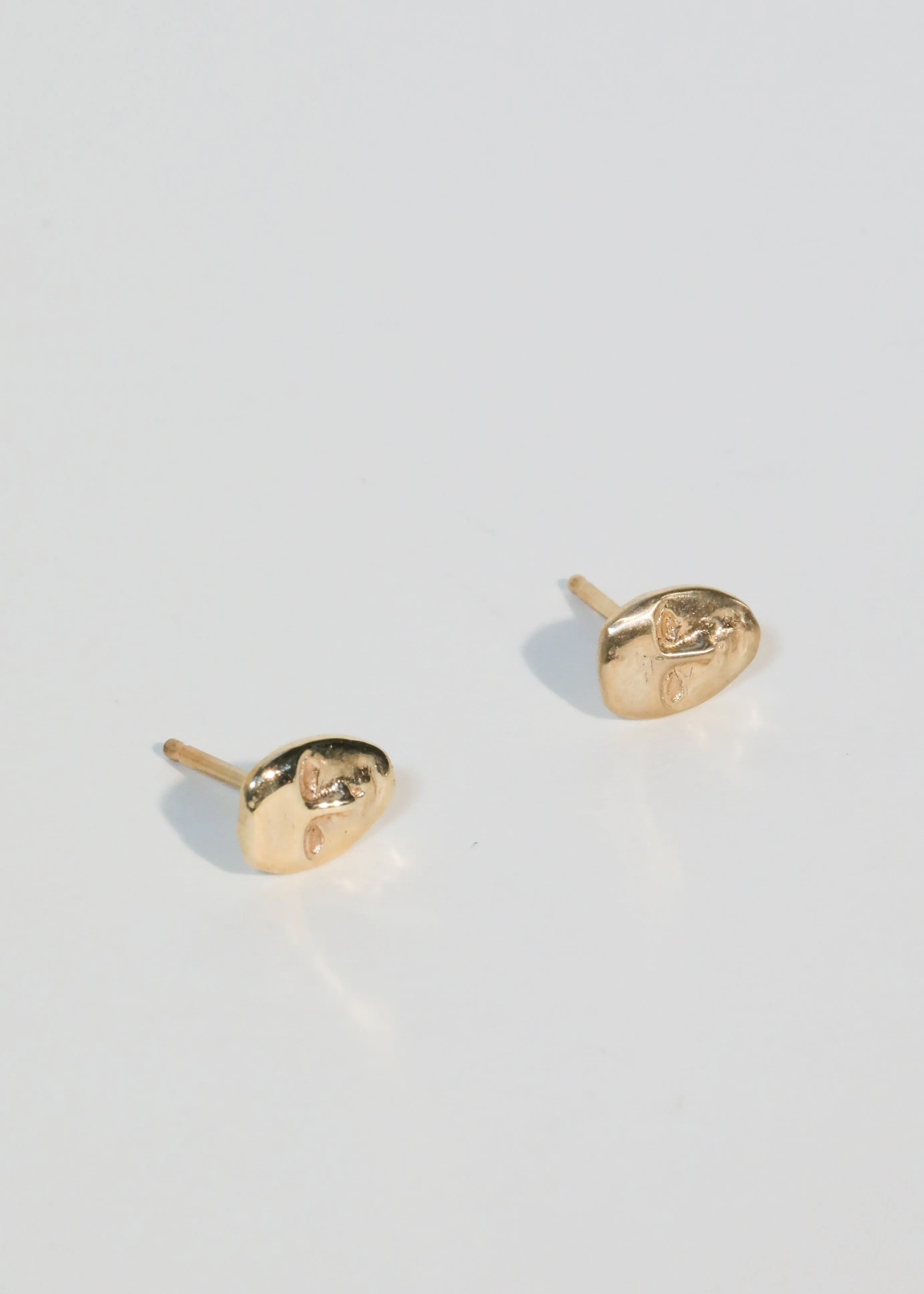 Archive Mini Face Studs in 14k sold by Mondo Mondo product image thumbnail 2