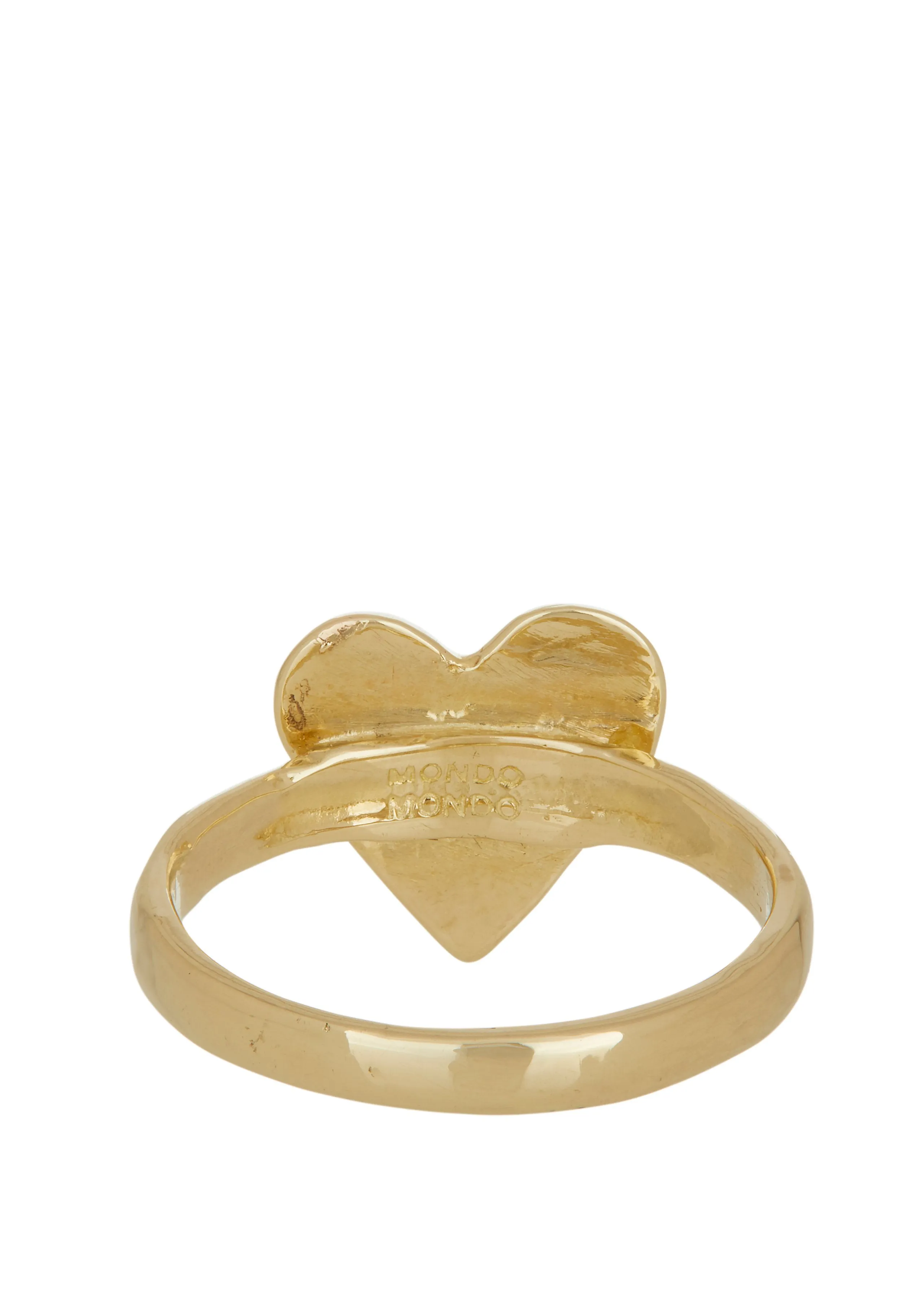 Archive Heart Ring in Brass sold by Mondo Mondo product image thumbnail 3