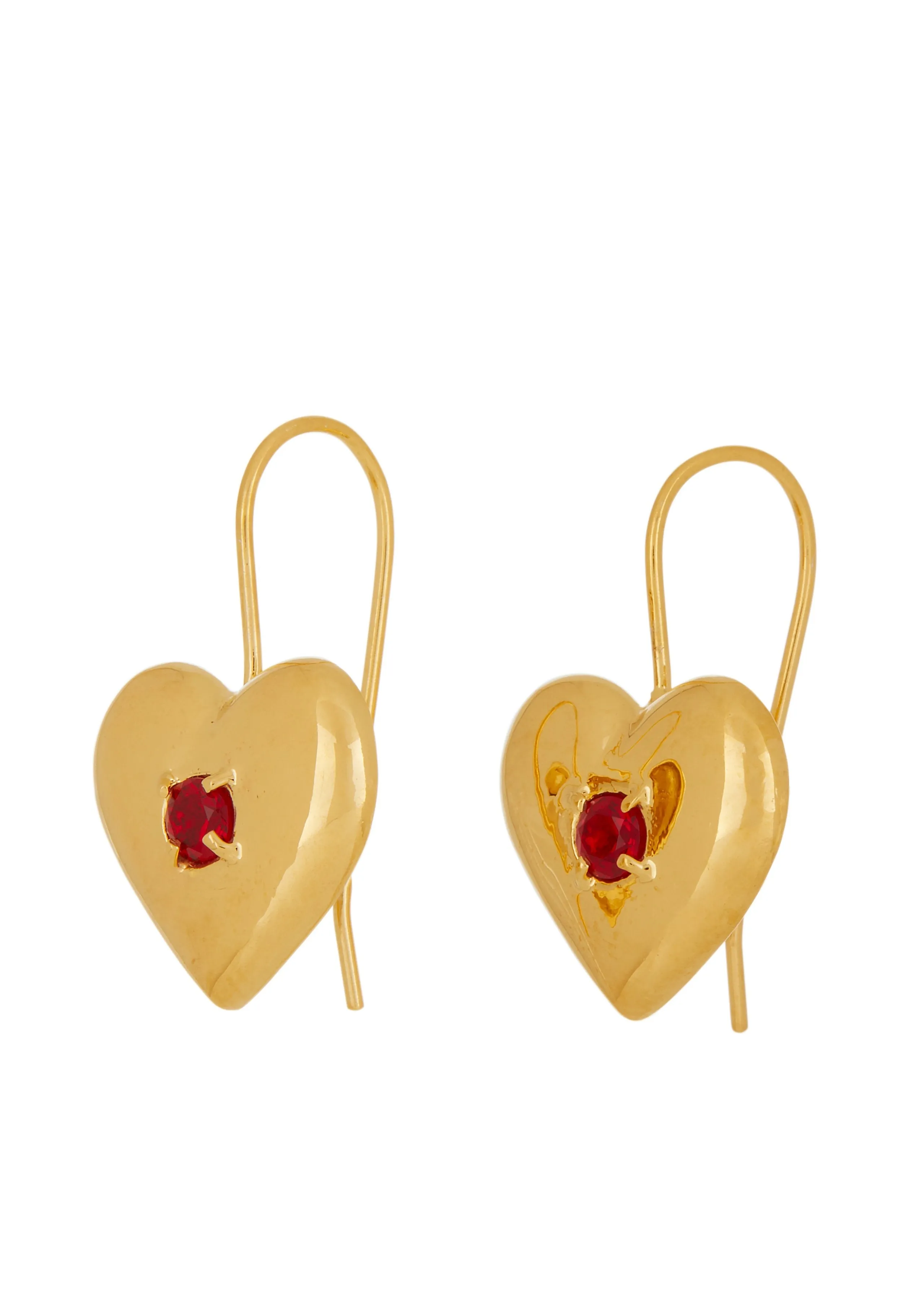 Archive Lover Earrings in Gold - Polished sold by Mondo Mondo product image thumbnail 2