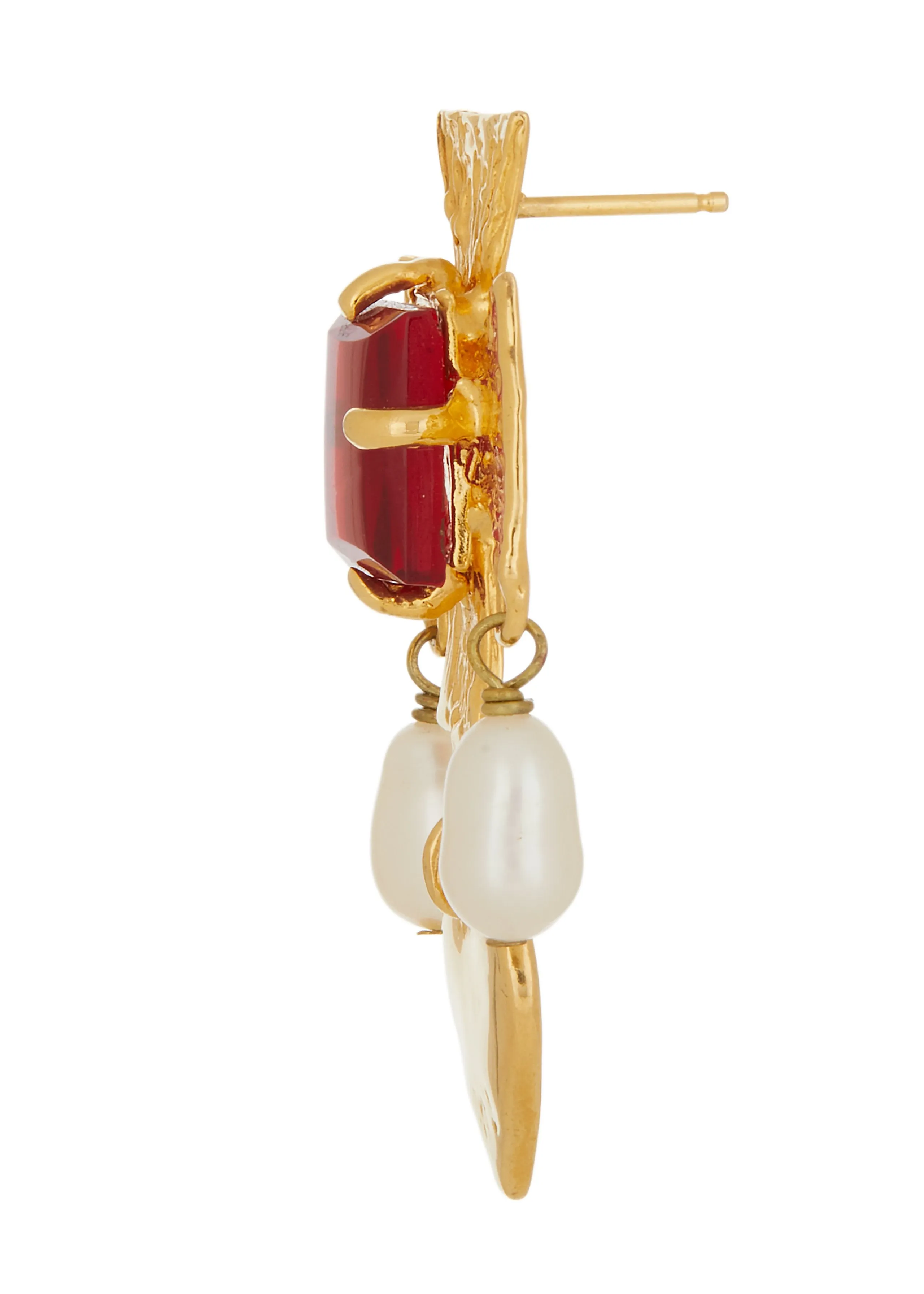 Archive Cardinal Earrings - Red sold by Mondo Mondo product image thumbnail 2