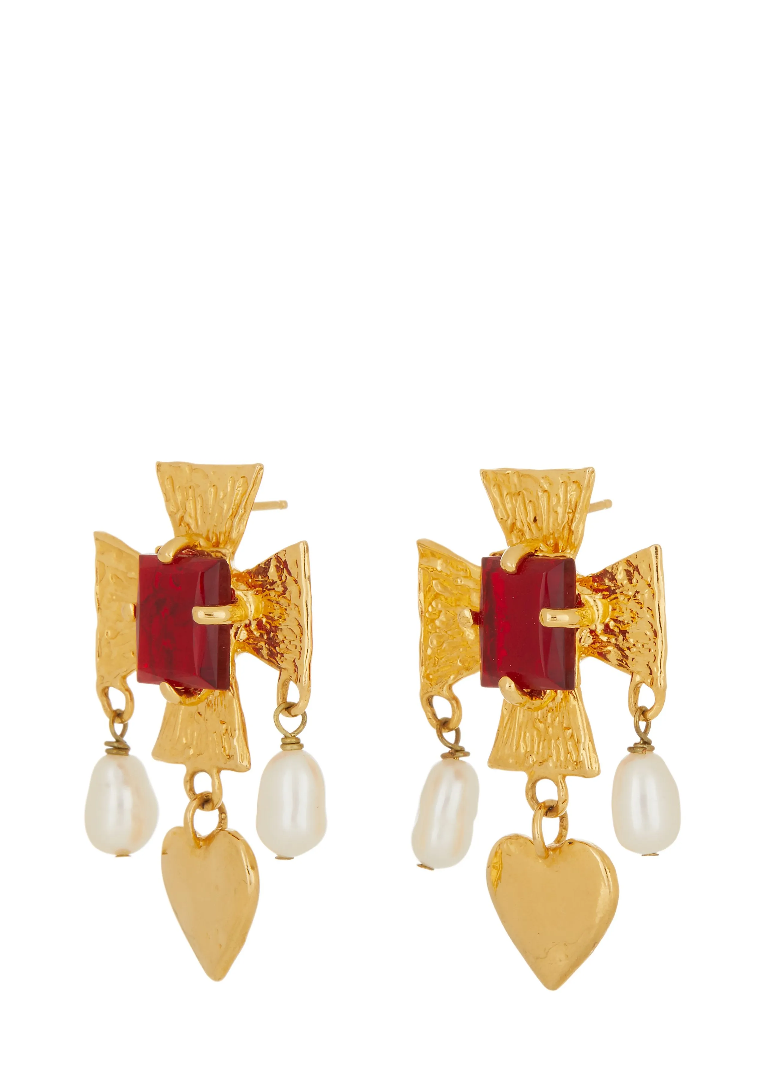 Archive Cardinal Earrings - Red sold by Mondo Mondo product image thumbnail 3