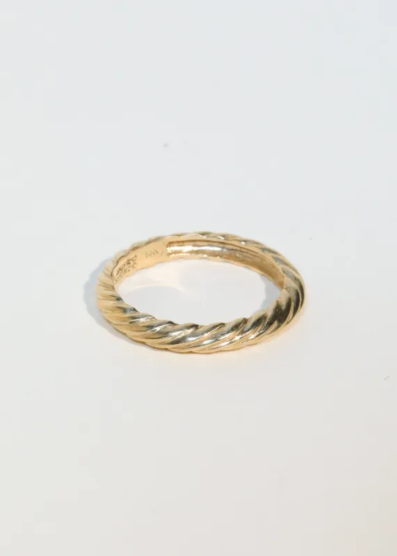Archive Porfirio Ring 3mm in 14k made by Mondo Mondo