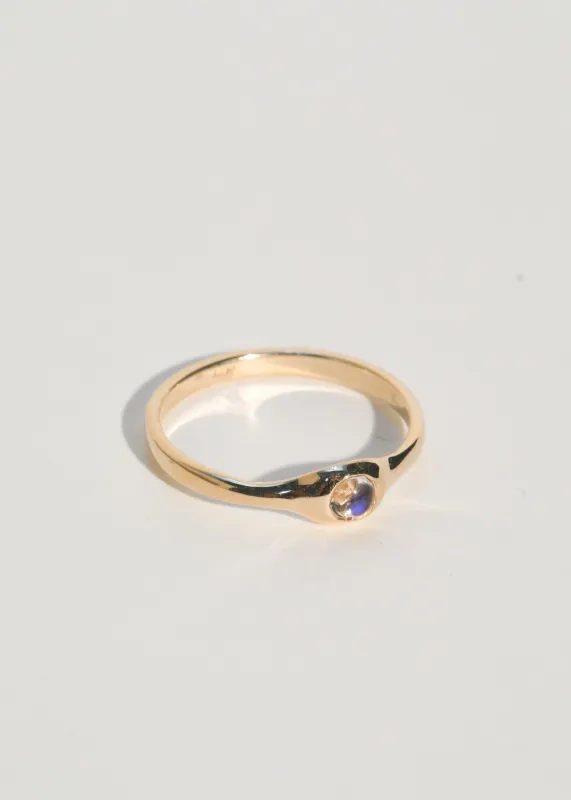 Archive Vero Ring in 14k - Moonstone made by Mondo Mondo