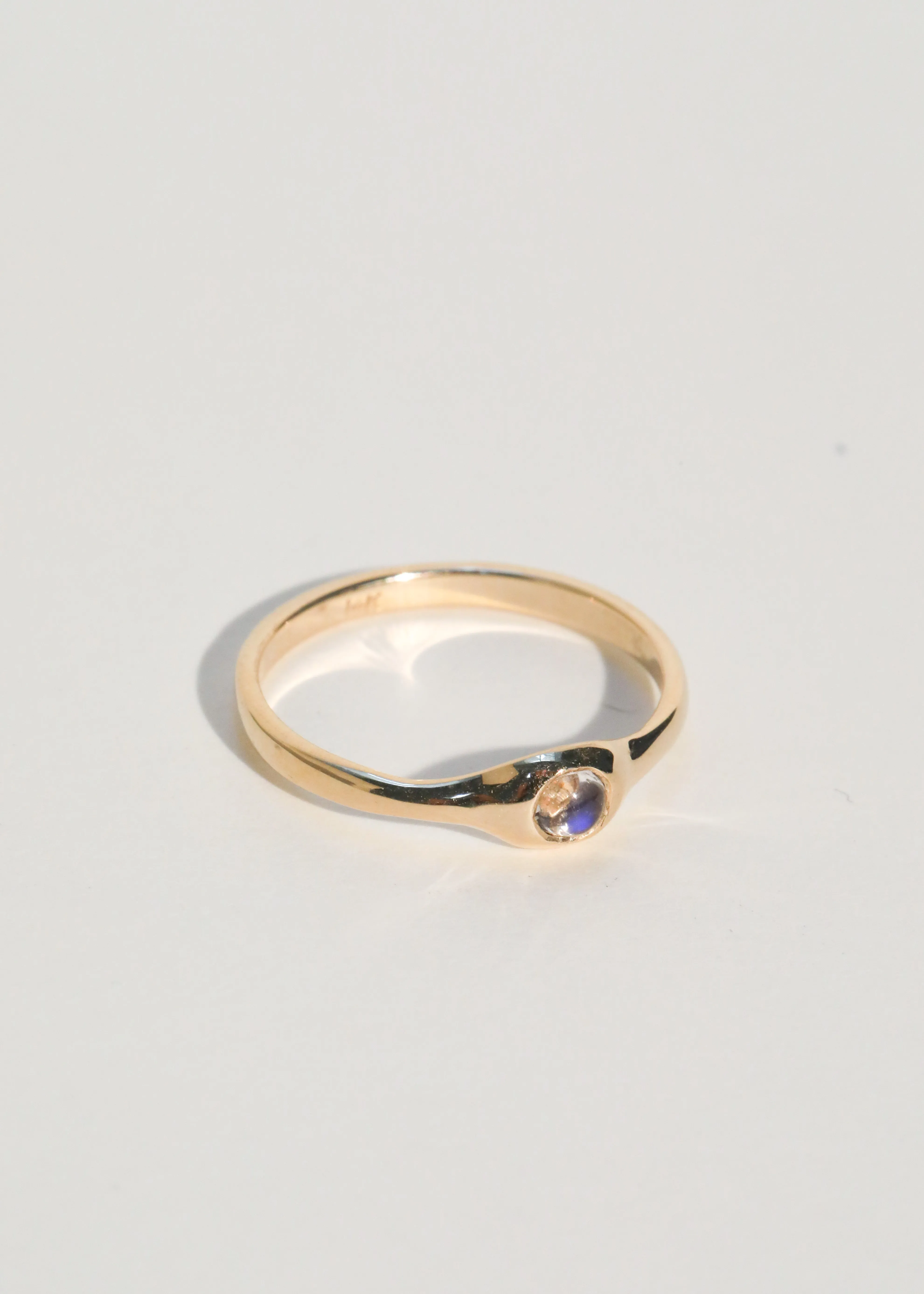 Archive Vero Ring in 14k - Moonstone sold by Mondo Mondo
