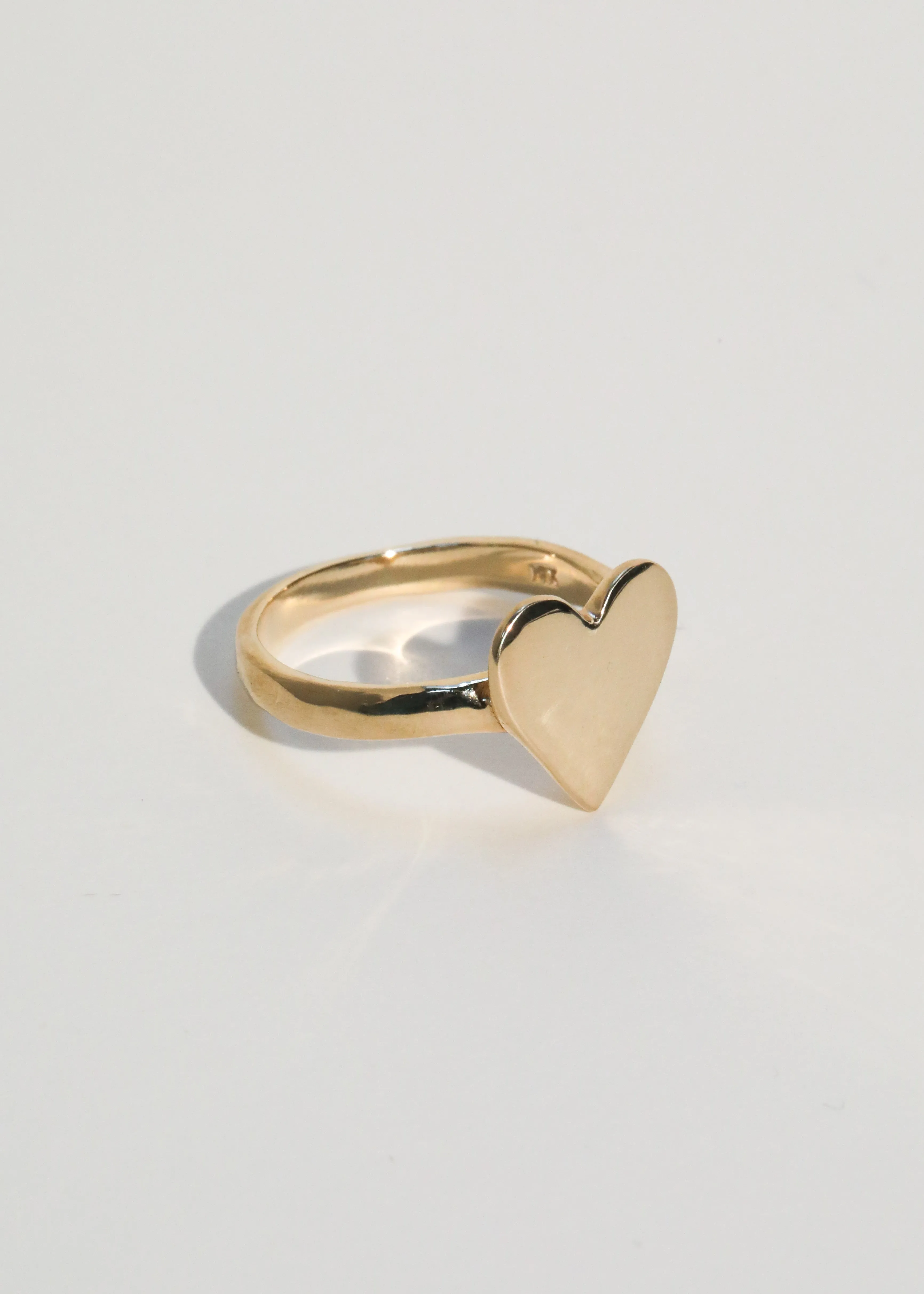 Archive Heart Ring in 14k sold by Mondo Mondo