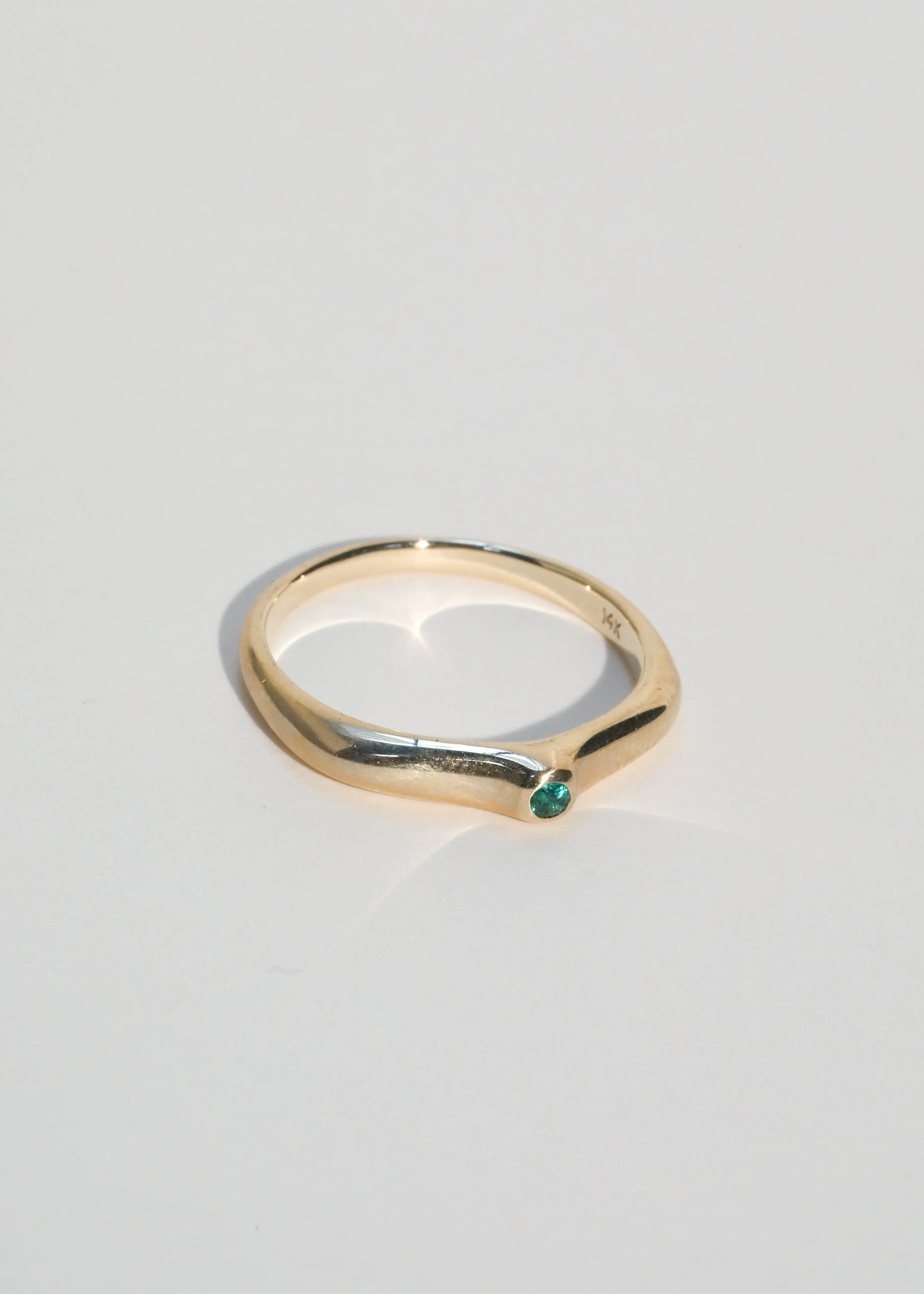 Archive Dulce Ring in Gold - Emerald sold by Mondo Mondo