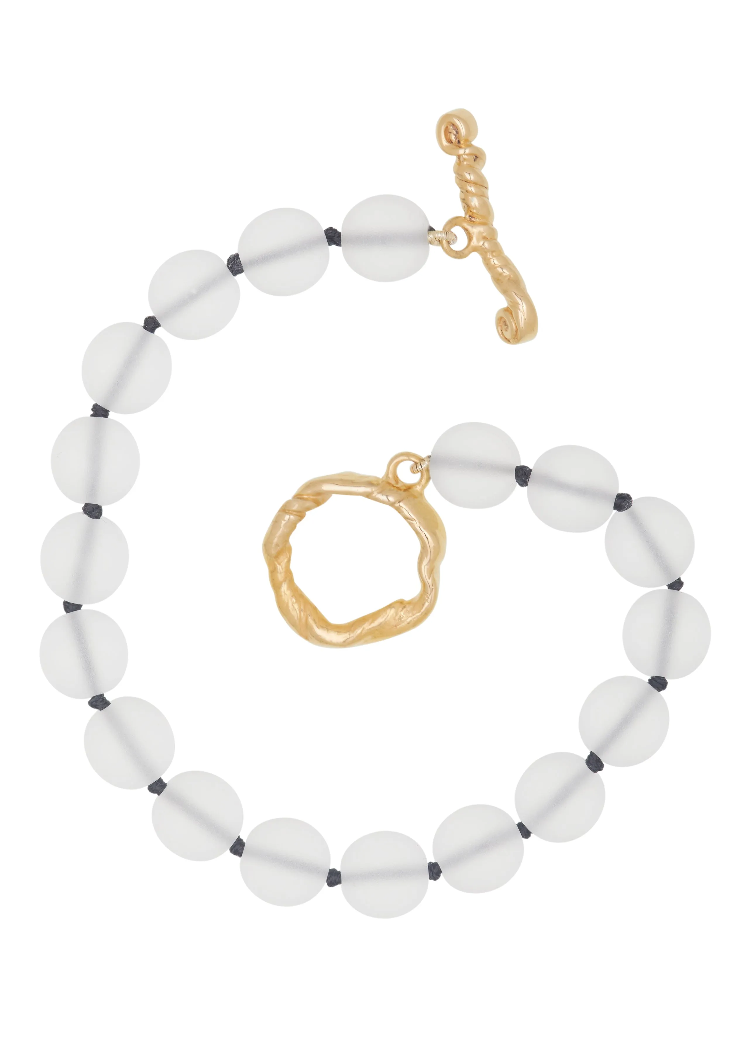 Archive Nan Bracelet - Frosted Glass sold by Mondo Mondo product image thumbnail 3