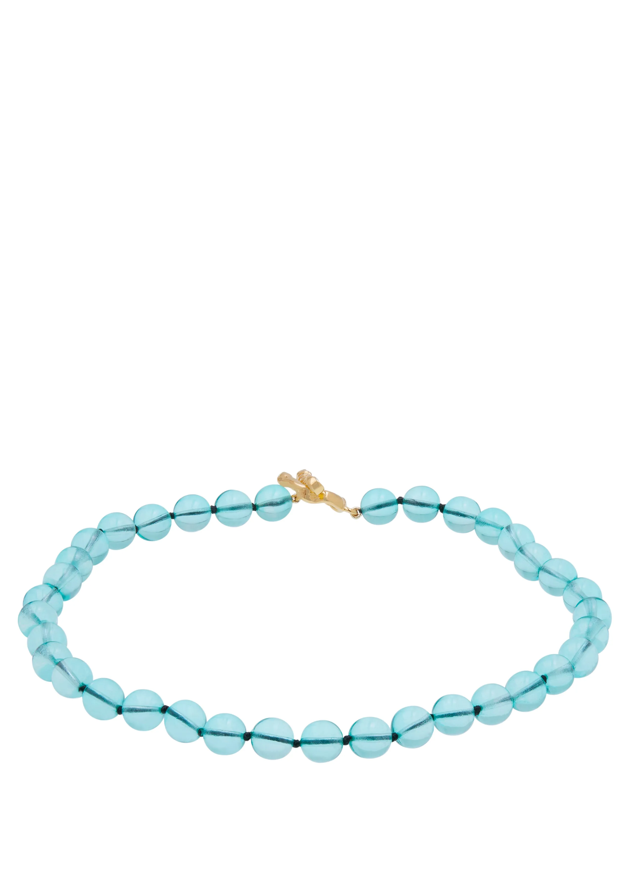 Archive Nan Necklace in Teal Glass sold by Mondo Mondo product image thumbnail 2
