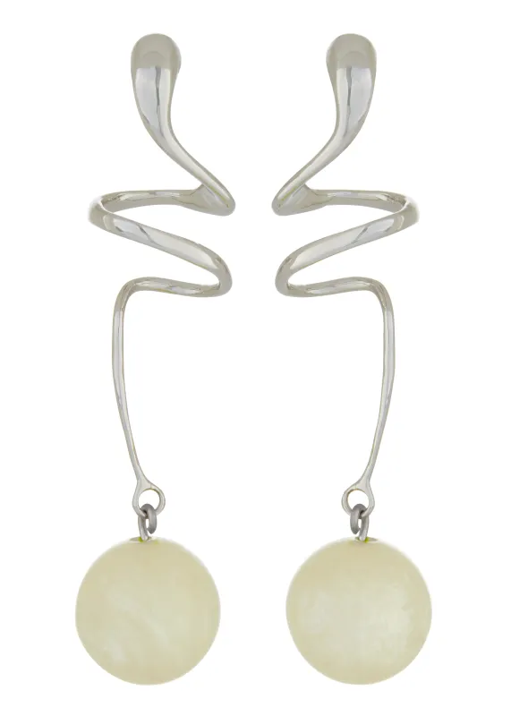 Archive Martini Earring - Cream made by Mondo Mondo
