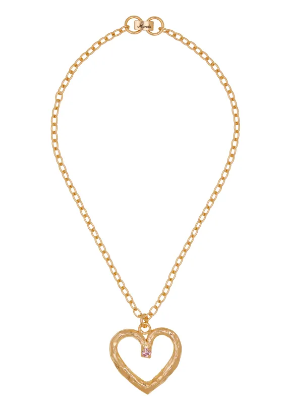 Archive Moi Necklace in Gold - Rosa made by Mondo Mondo