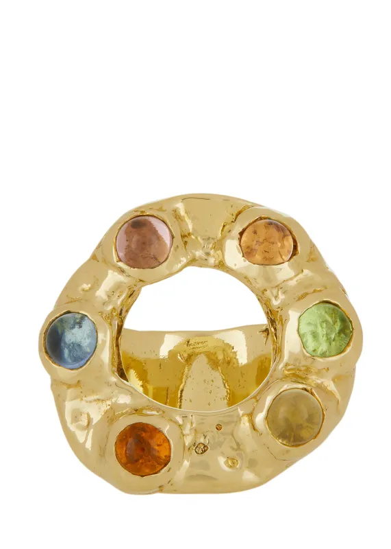 Archive Halo Ring in Brass - Multi made by Mondo Mondo
