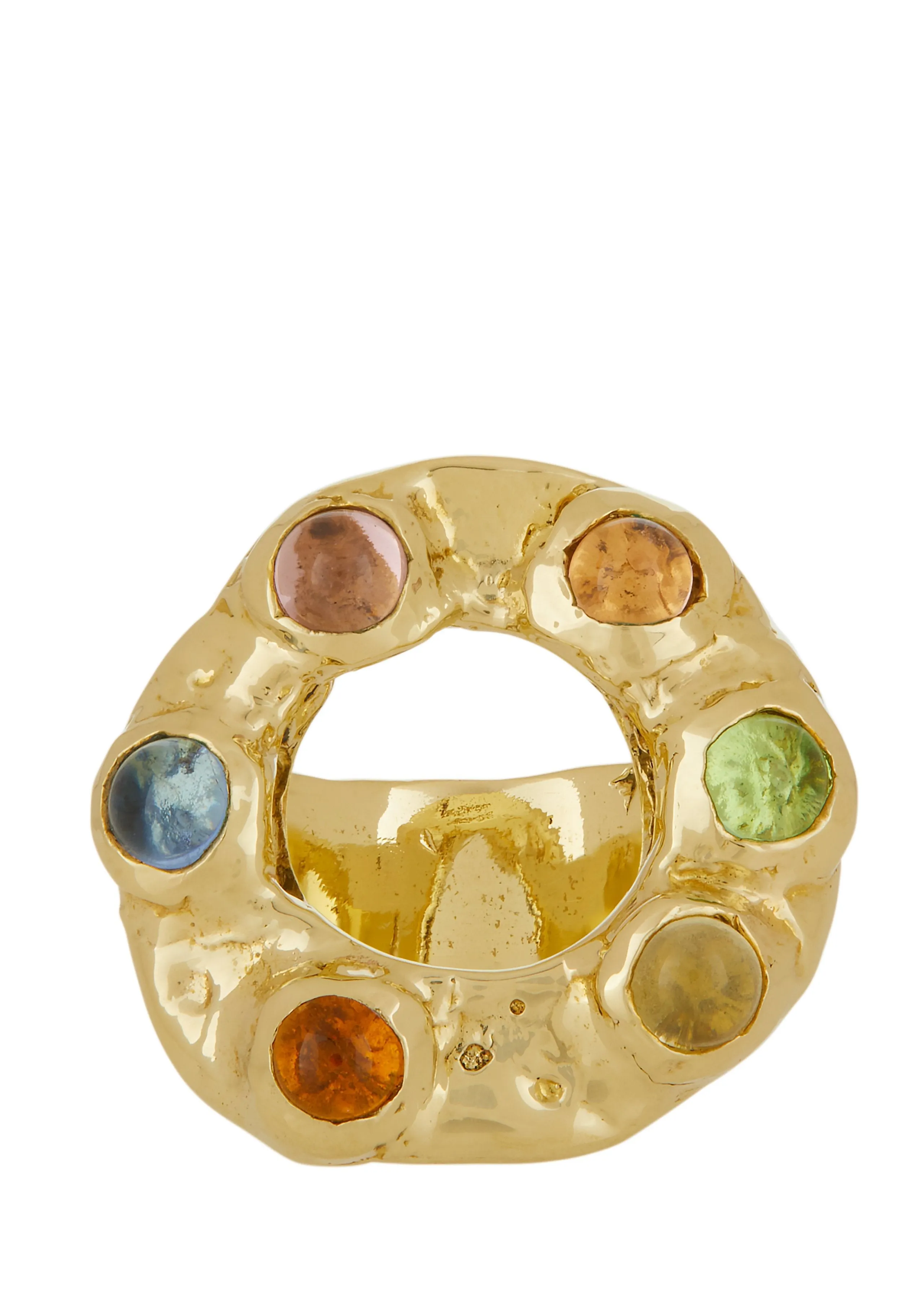 Archive Halo Ring in Brass - Multi sold by Mondo Mondo