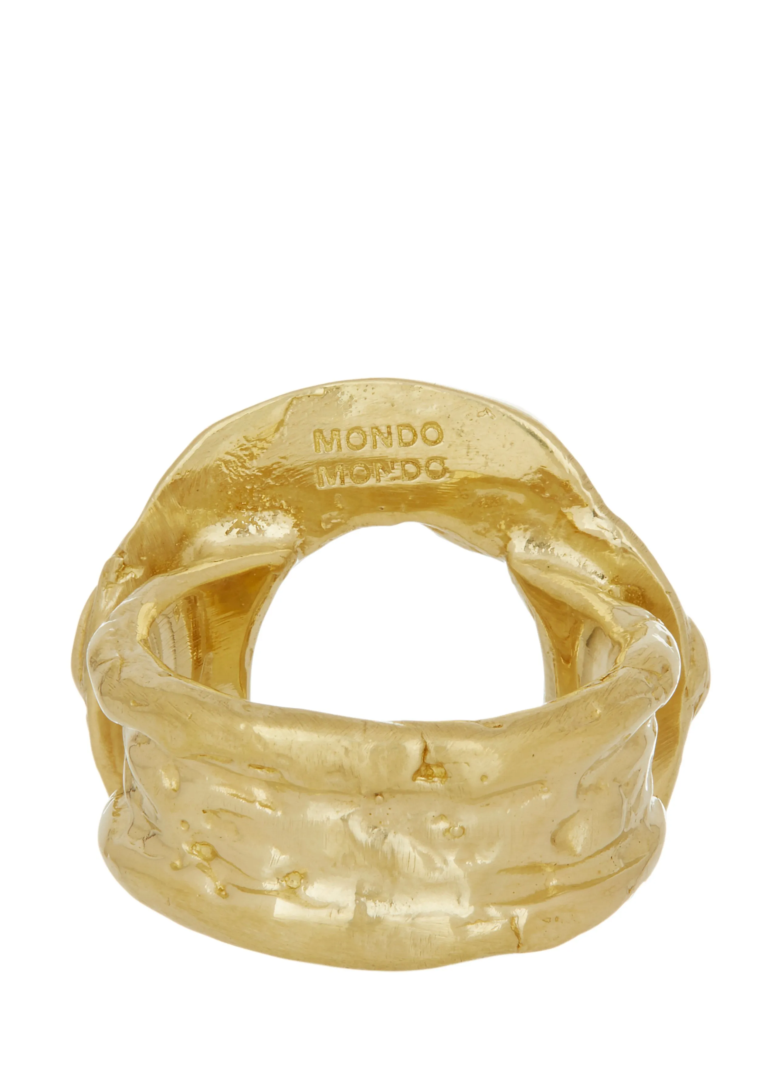 Archive Halo Ring in Brass - Moonstone sold by Mondo Mondo product image thumbnail 4