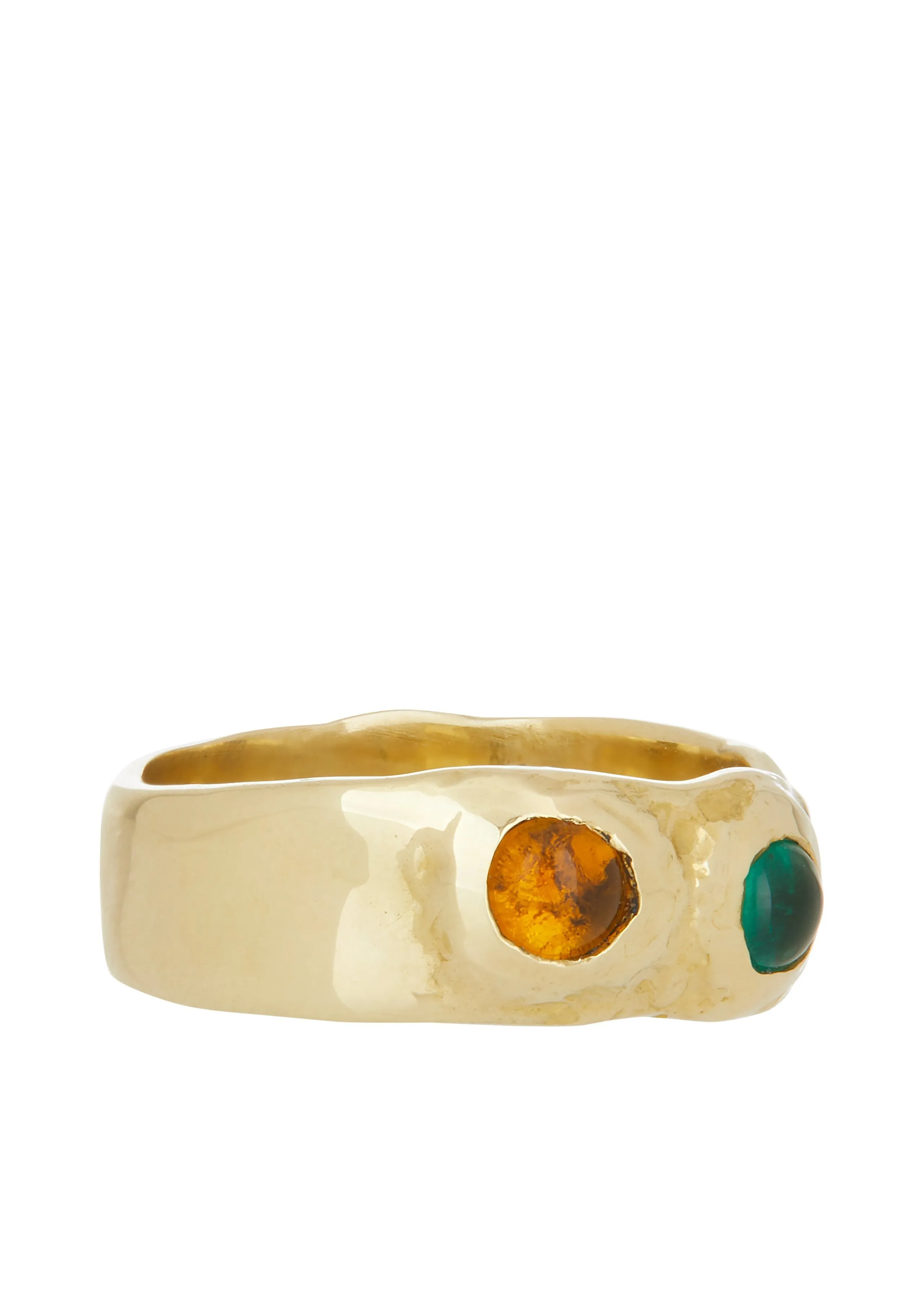 Archive Felt Ring in Brass - Green & Yellow sold by Mondo Mondo product image thumbnail 3