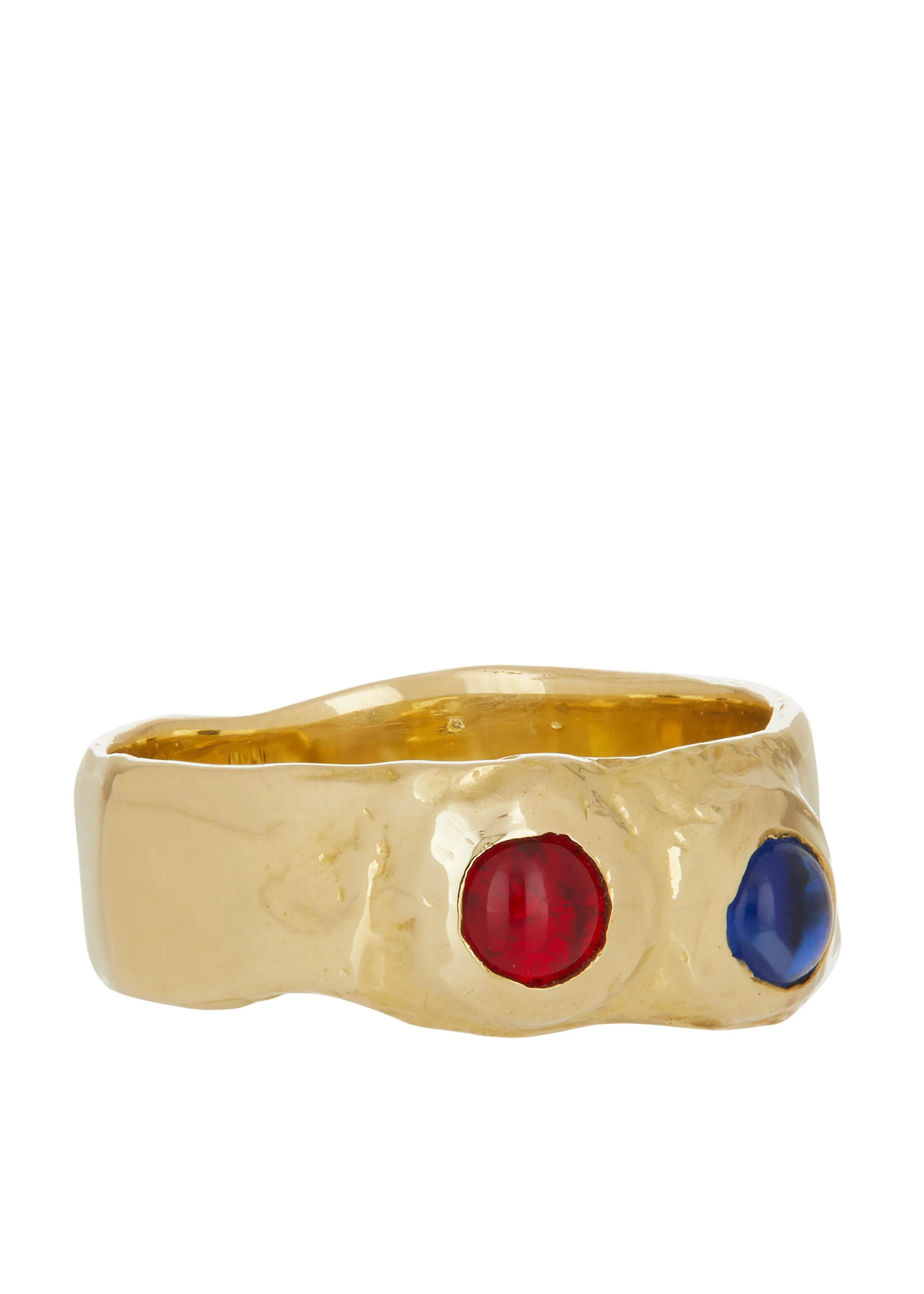 Archive Felt Ring in Brass - Red & Blue sold by Mondo Mondo product image thumbnail 2