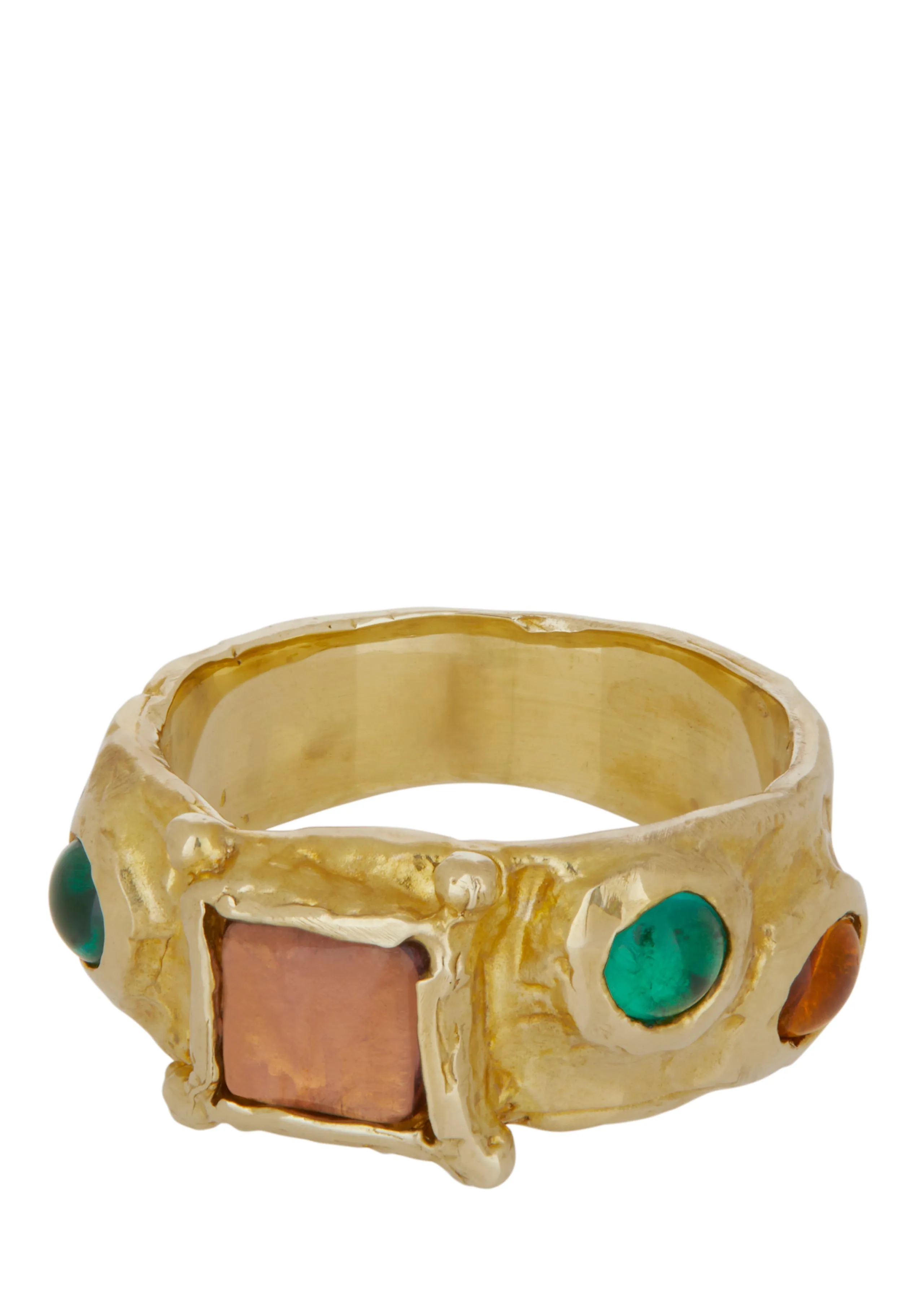 Archive Suede Ring in Brass - Lavender sold by Mondo Mondo product image thumbnail 2