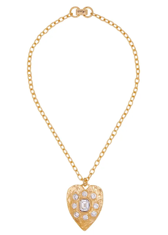 Archive Tropicana Necklace in Gold - Crystal made by Mondo Mondo