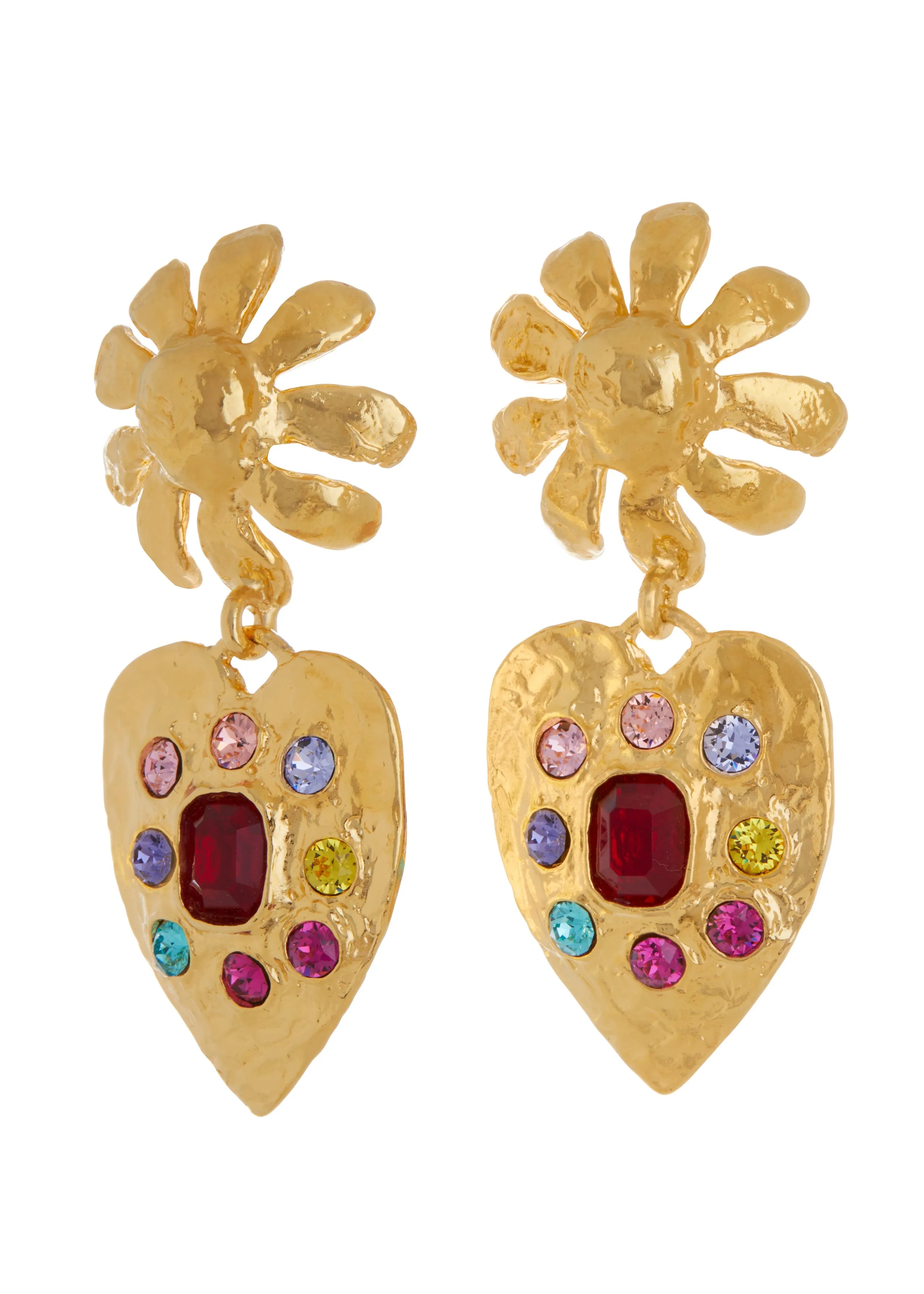 Archive Tropicana Earrings in Gold - Multi sold by Mondo Mondo product image thumbnail 3