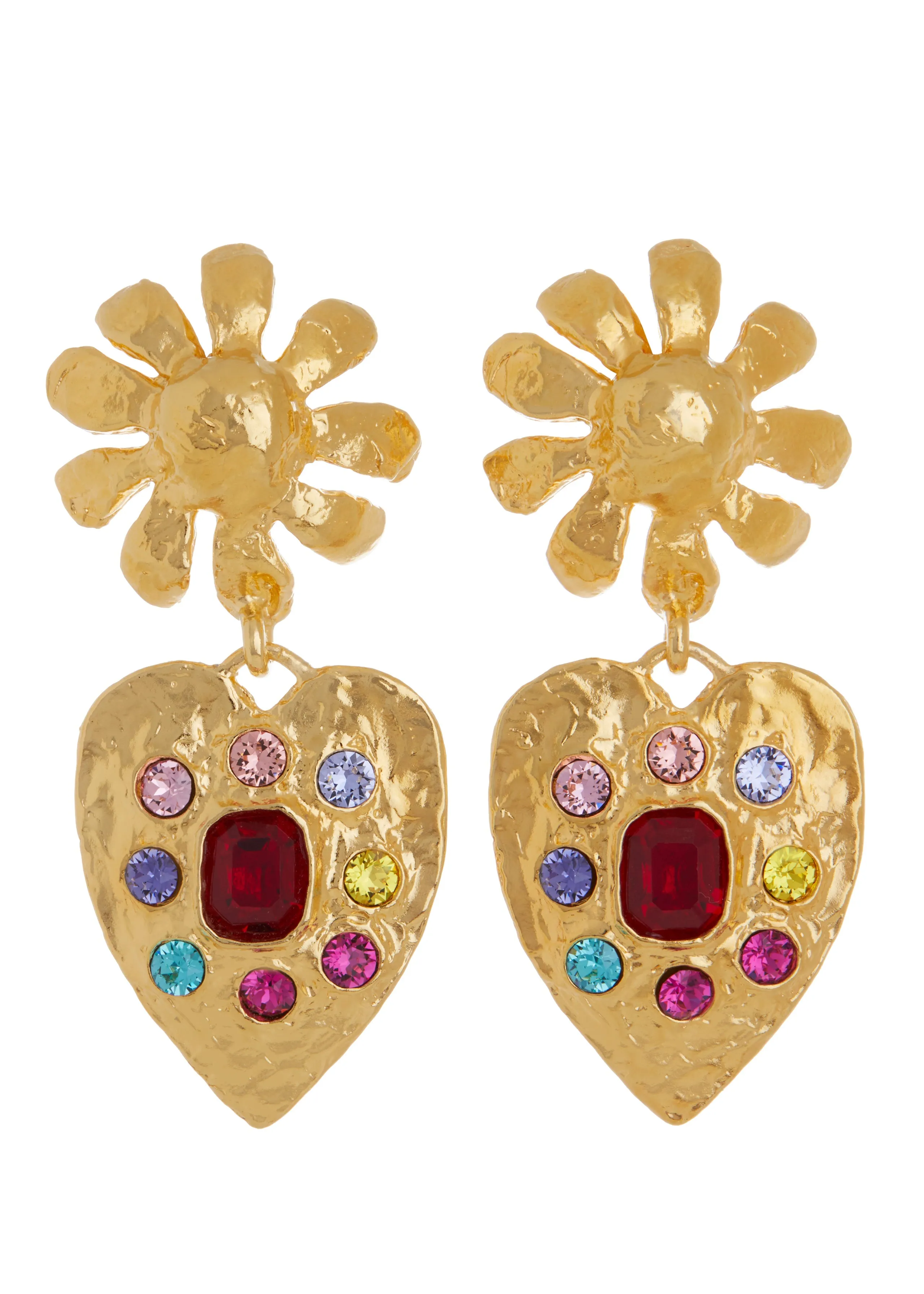 Archive Tropicana Earrings in Gold - Multi sold by Mondo Mondo product image thumbnail 2