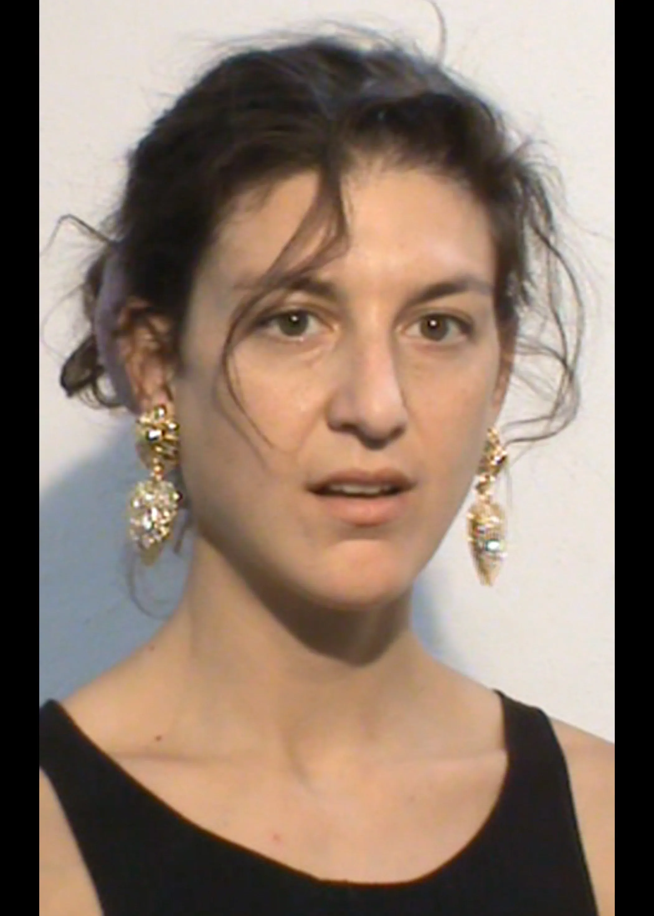 Archive Tropicana Earrings in Gold - Crystal sold by Mondo Mondo product image thumbnail 3