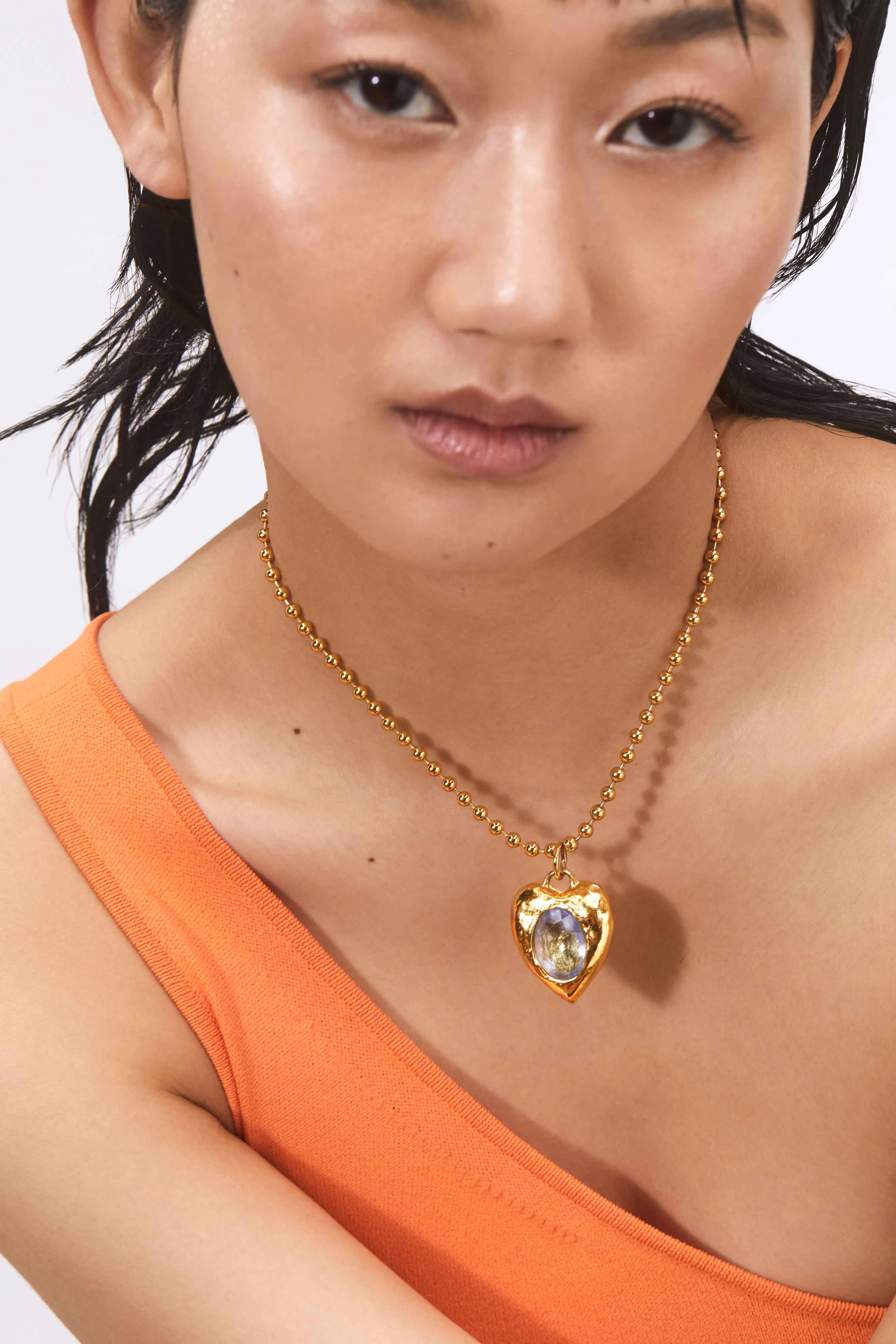 Archive Pacha Necklace in Gold - Ruby sold by Mondo Mondo product image thumbnail 3