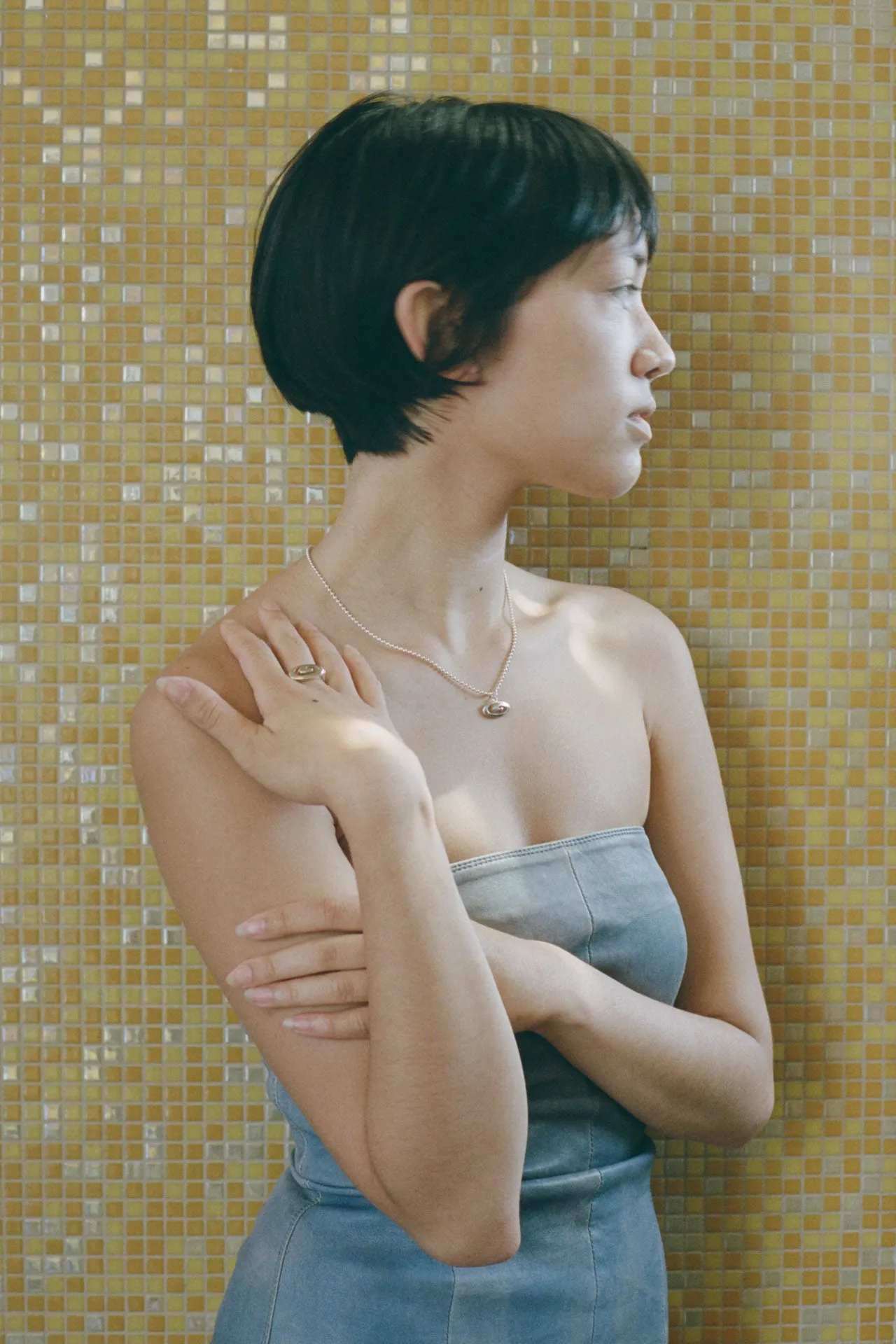 Archive Infinity Charm Necklace in Gold sold by Mondo Mondo product image thumbnail 4
