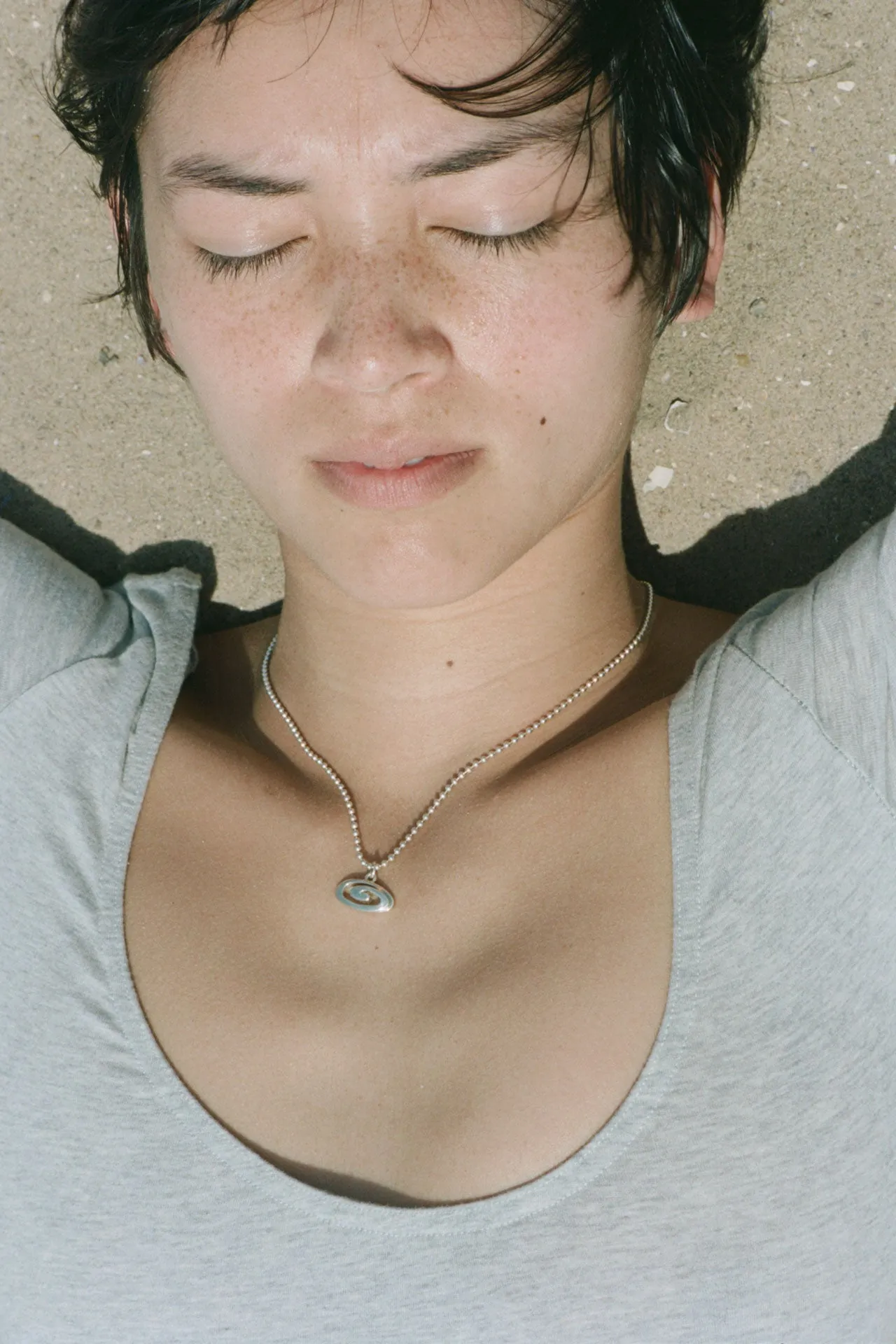 Archive Infinity Charm Necklace in Gold sold by Mondo Mondo product image thumbnail 3