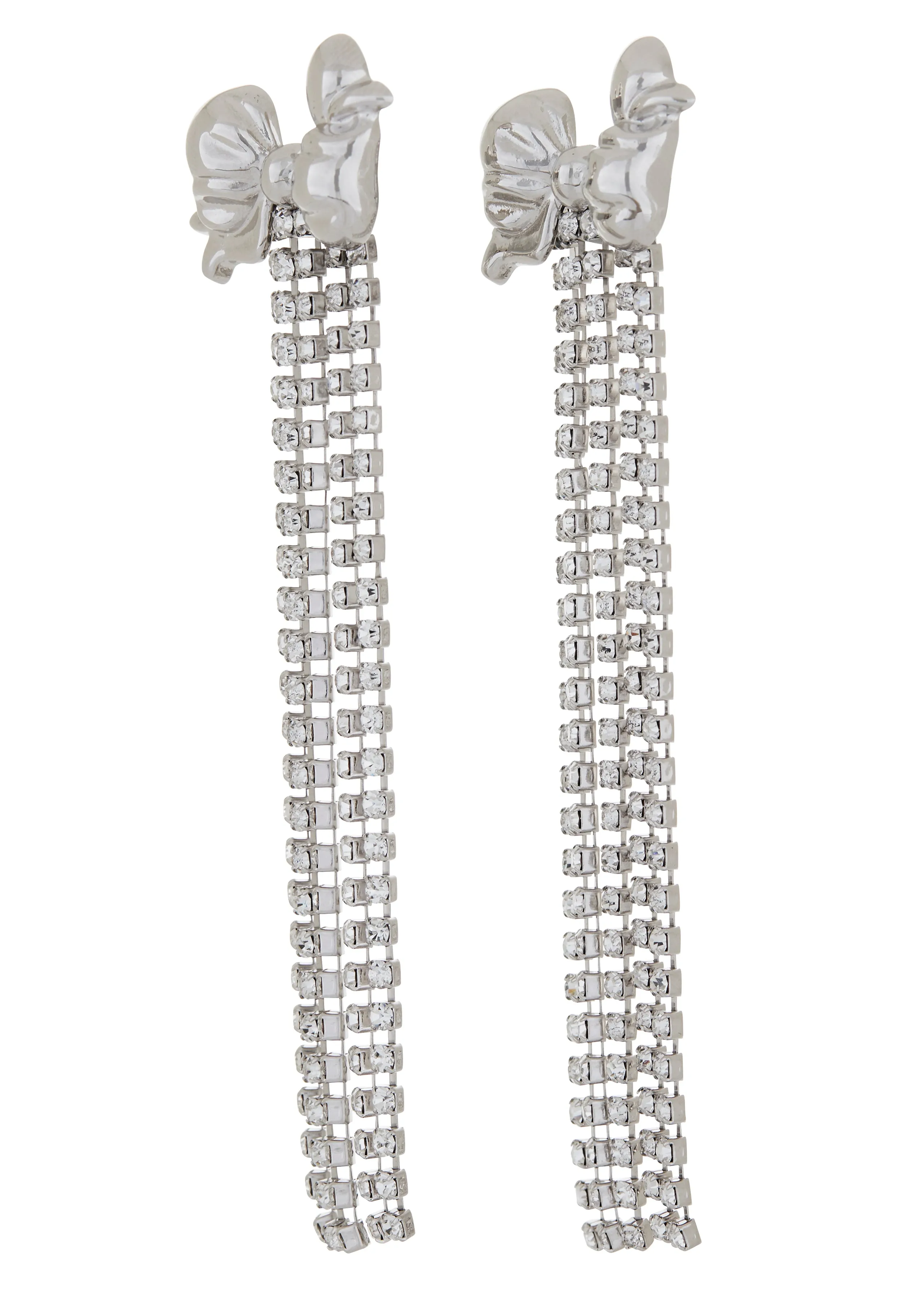Archive Bow Ionic Earrings in Silver sold by Mondo Mondo product image thumbnail 2