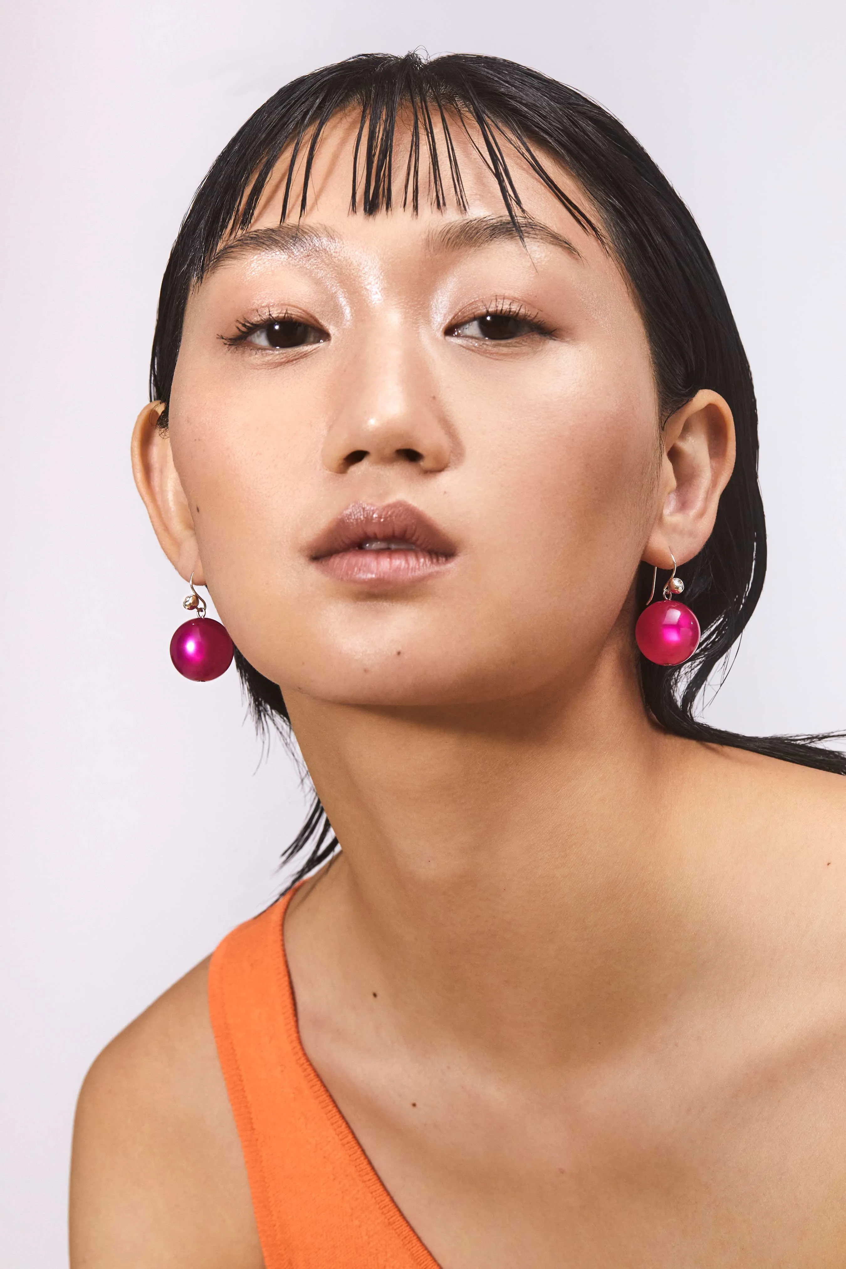 Archive Cha Cha Earrings - Fuchsia sold by Mondo Mondo product image thumbnail 3