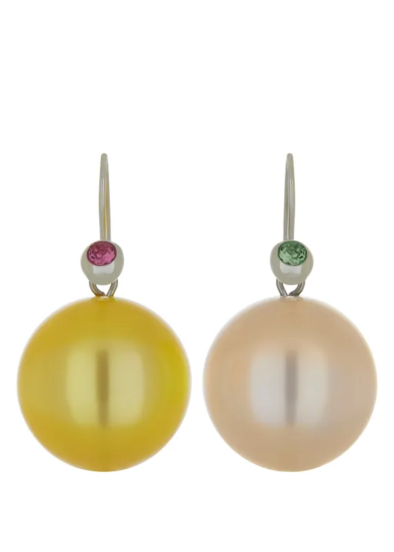 Archive Cha Cha Earrings - Limoncello & Cream made by Mondo Mondo