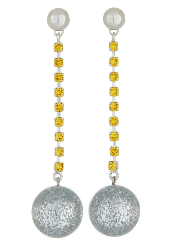 Archive Lounge Earring - Topaz & Disco made by Mondo Mondo
