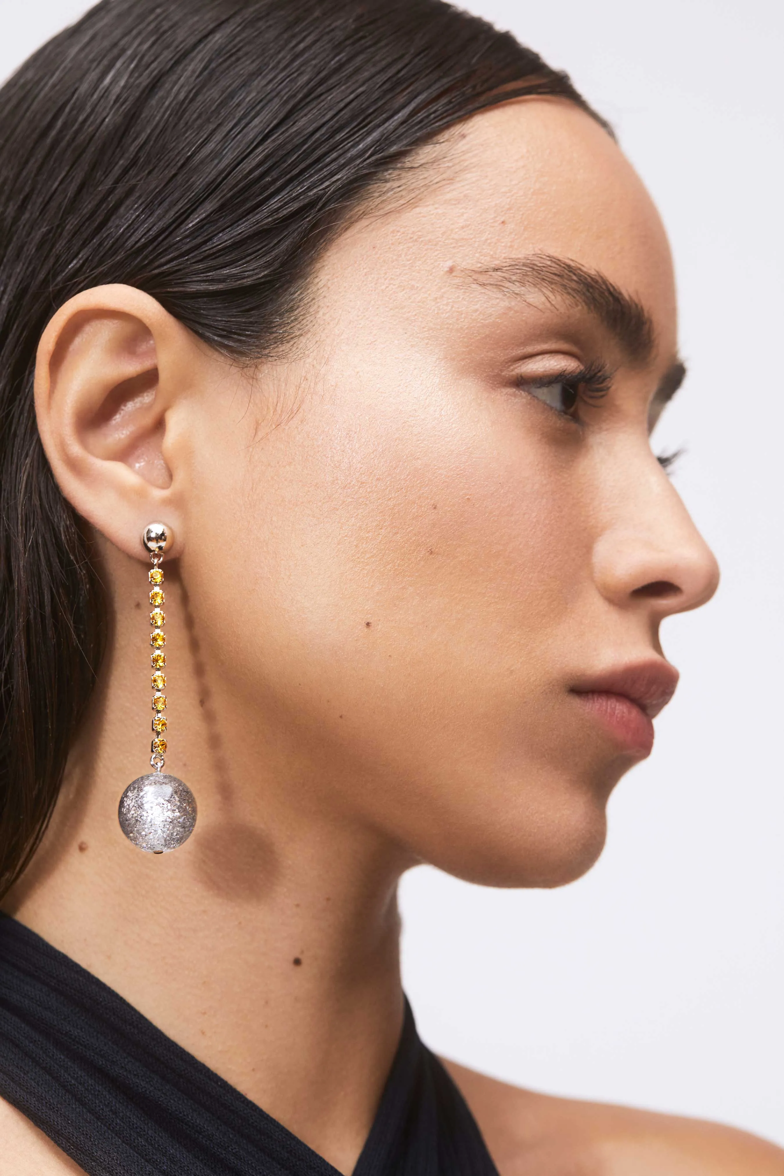Archive Lounge Earring - Topaz & Disco sold by Mondo Mondo product image thumbnail 3