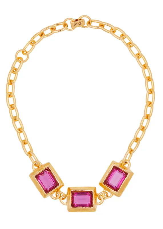 Archive Baguette Choker in Gold made by Mondo Mondo