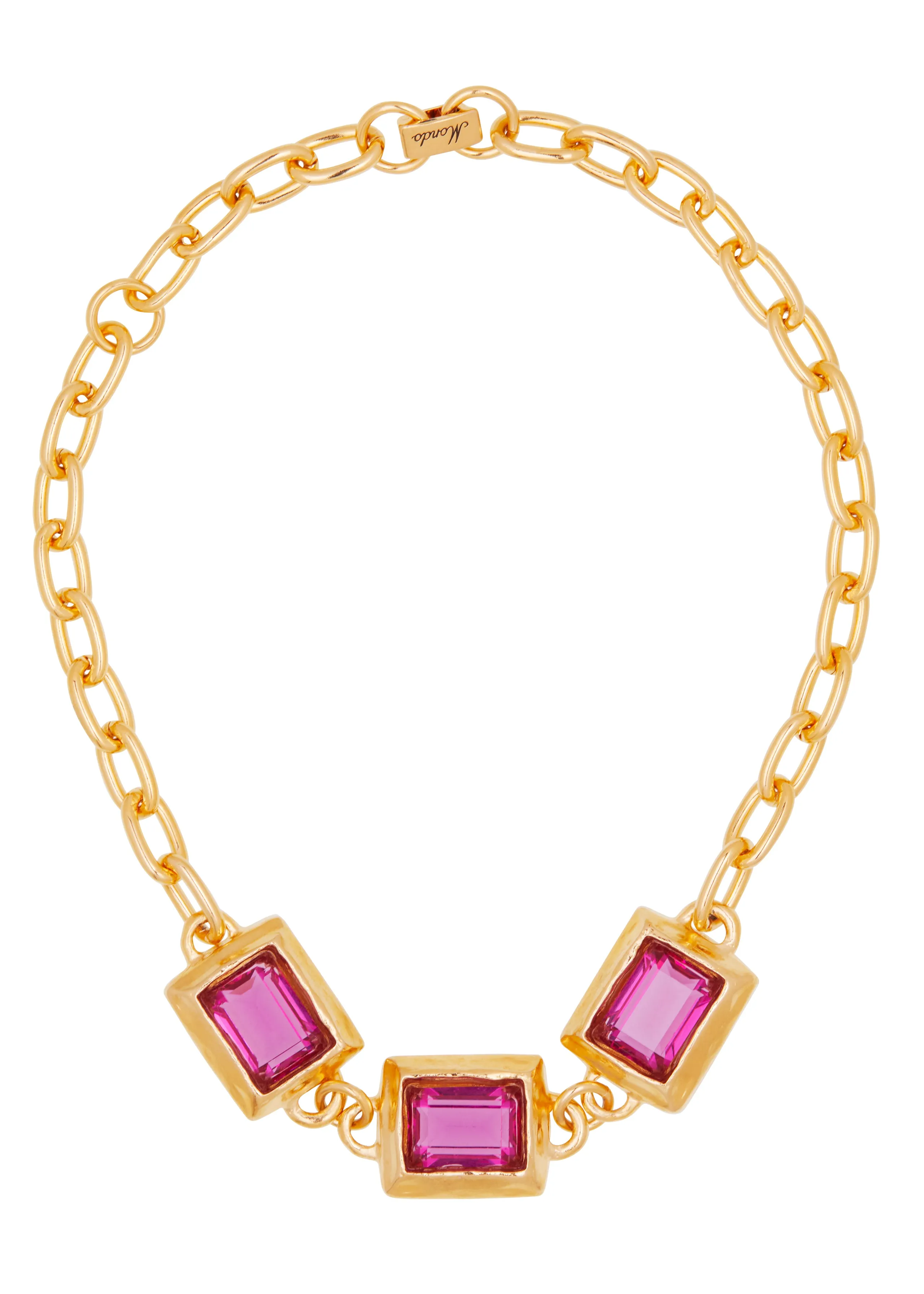 Archive Baguette Choker in Gold sold by Mondo Mondo