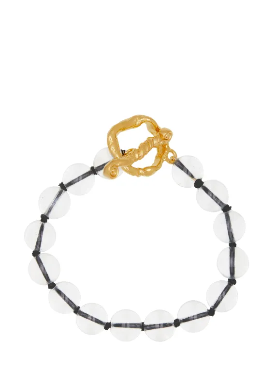 Archive Nan Bracelet - Clear Glass made by Mondo Mondo
