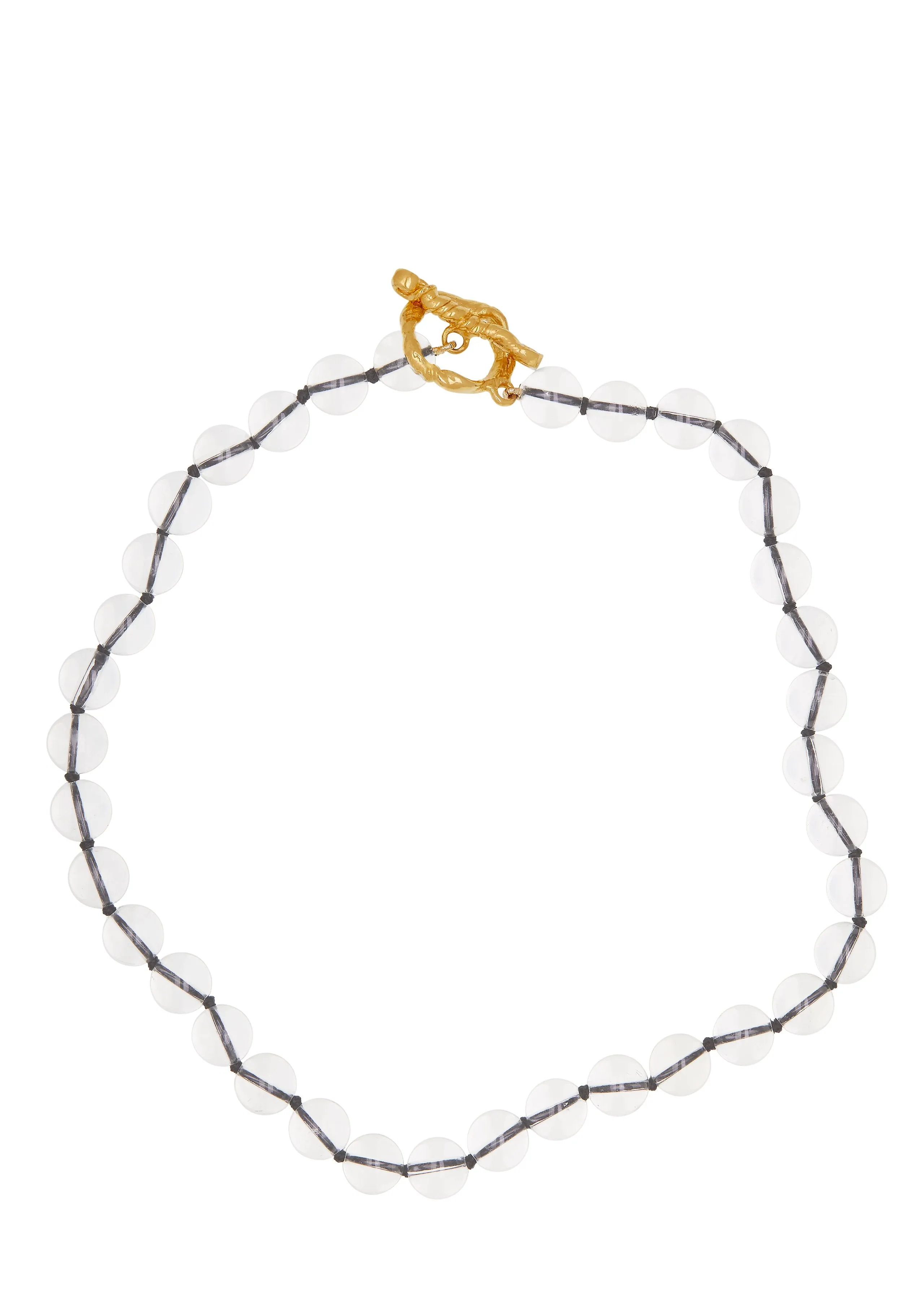 Archive Nan Necklace - Clear Glass sold by Mondo Mondo