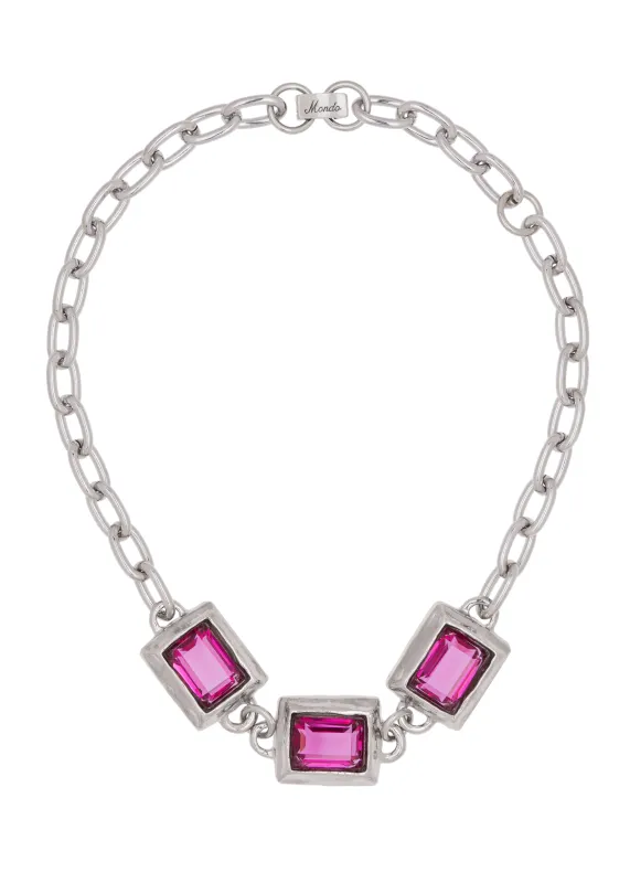 Archive Baguette Choker in Silver made by Mondo Mondo