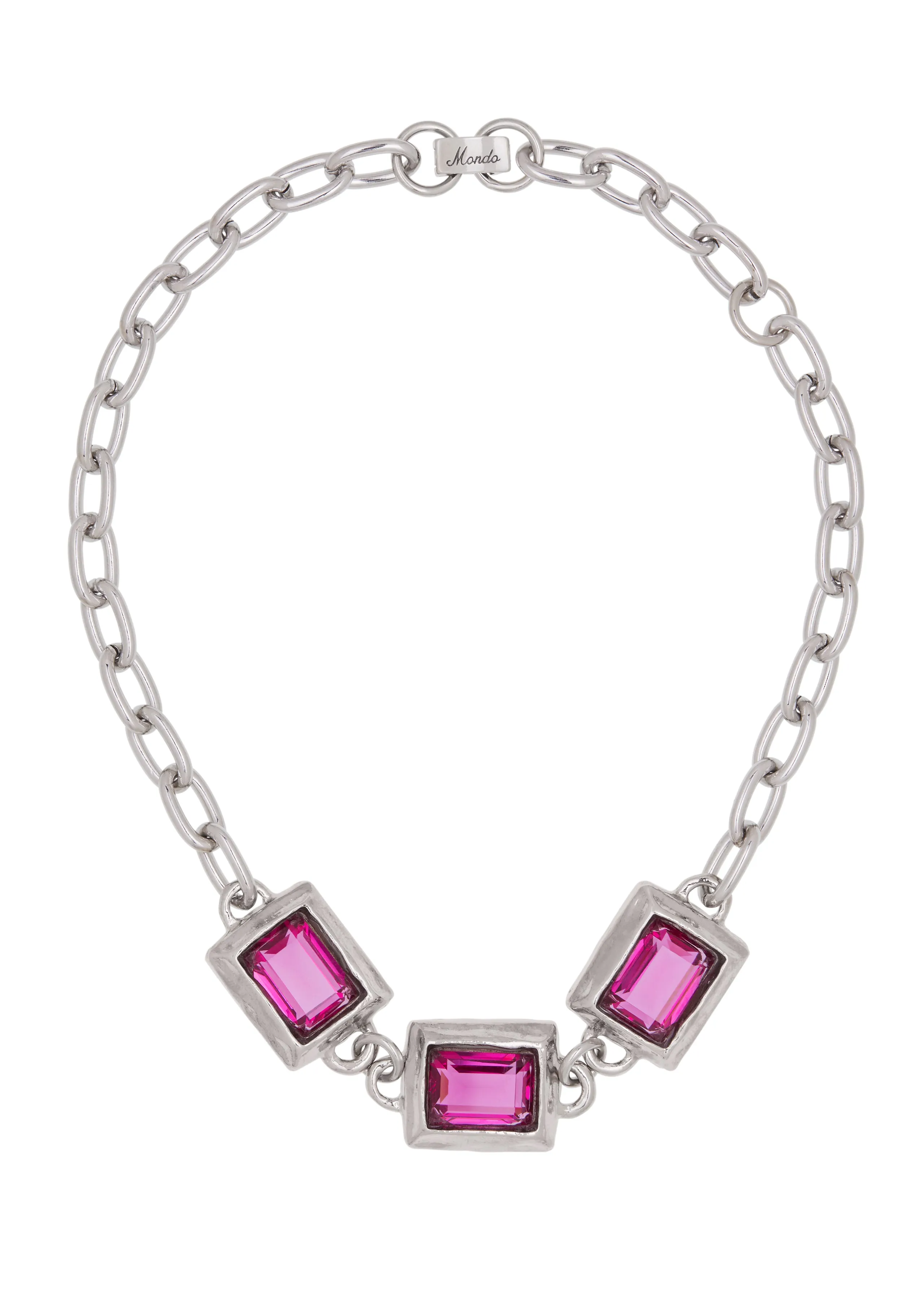 Archive Baguette Choker in Silver sold by Mondo Mondo
