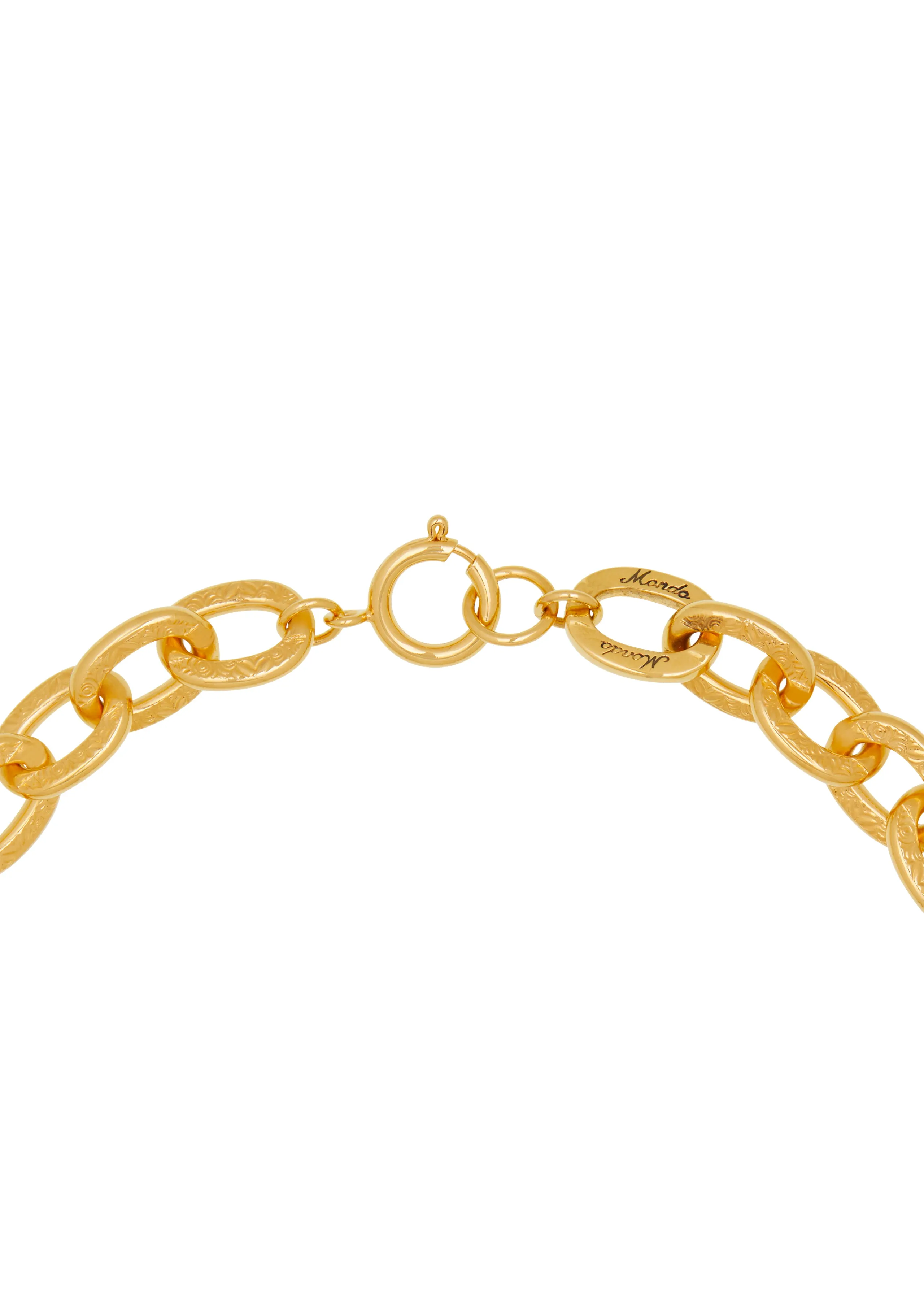 Archive Scroll Chain Bracelet in Gold sold by Mondo Mondo product image thumbnail 2