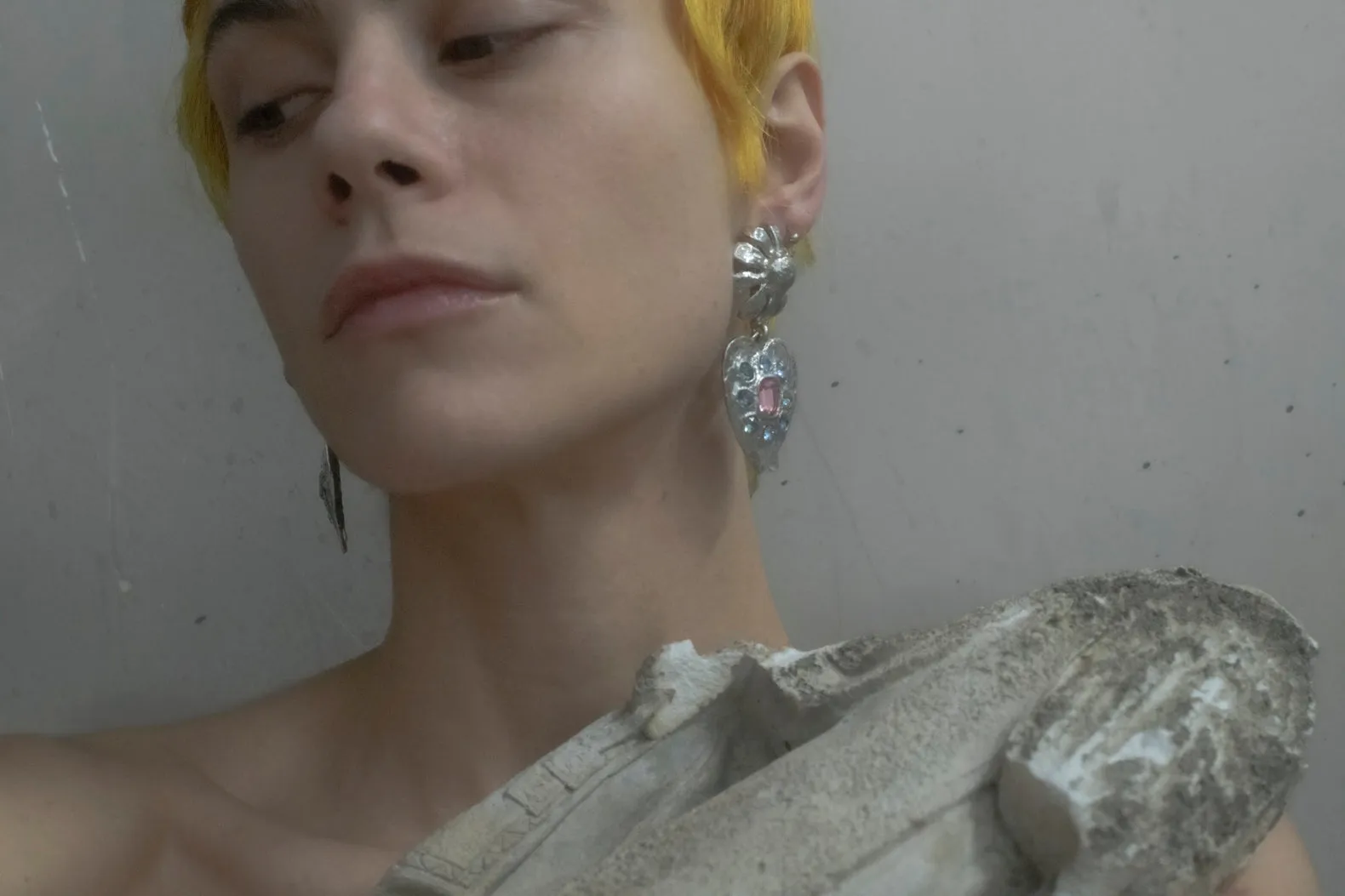 Archive Tropicana Earrings in Silver - Rosa sold by Mondo Mondo product image thumbnail 3