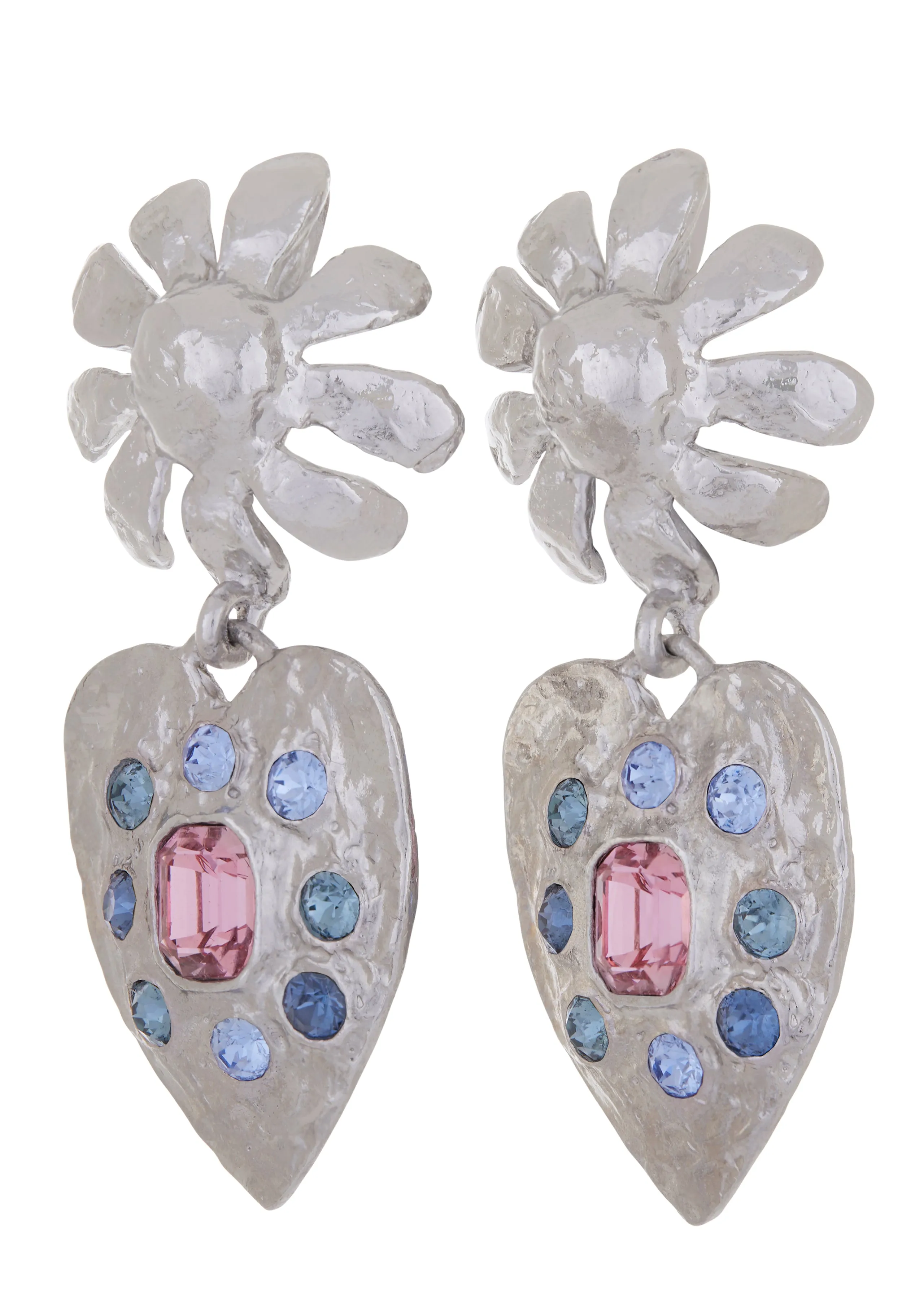Archive Tropicana Earrings in Silver - Rosa sold by Mondo Mondo product image thumbnail 2