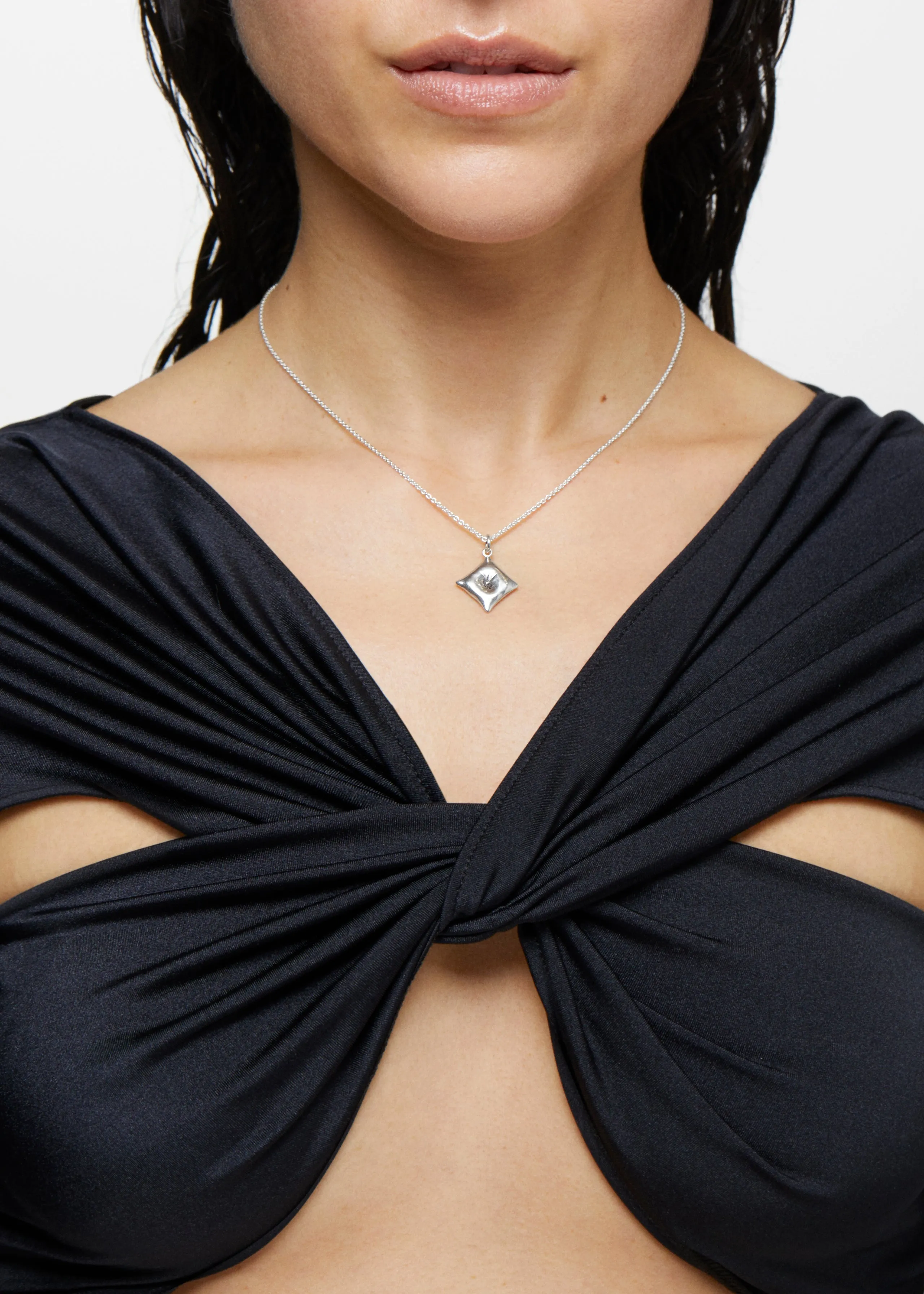 Archive Button Pillow Necklace sold by Mondo Mondo product image thumbnail 3